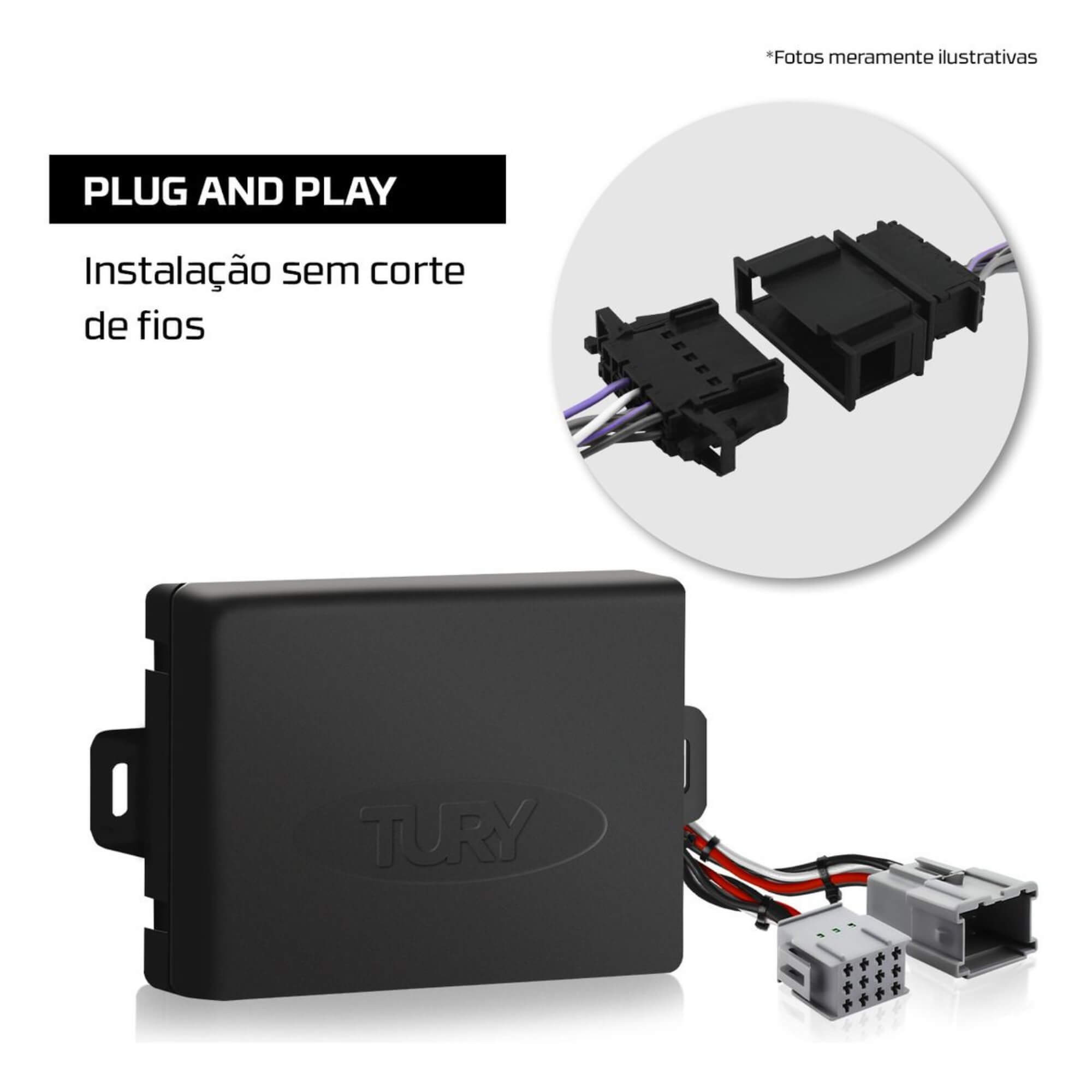 Módulo Subida de Vidro compatível c/ F150 2022 a 2024 Tury - PRO 4.150 LONG AF