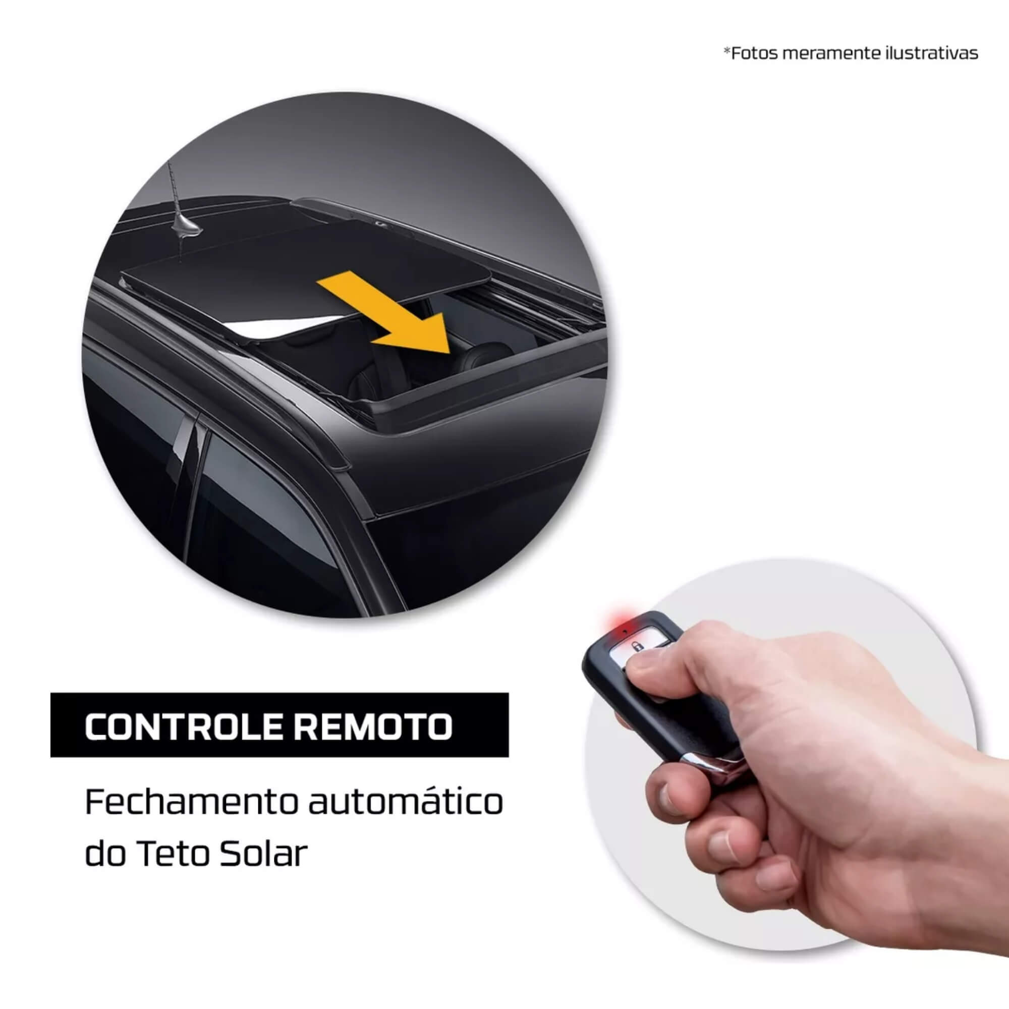 Módulo De Fechamento De Teto Solar Tury Sky 2T.18 L