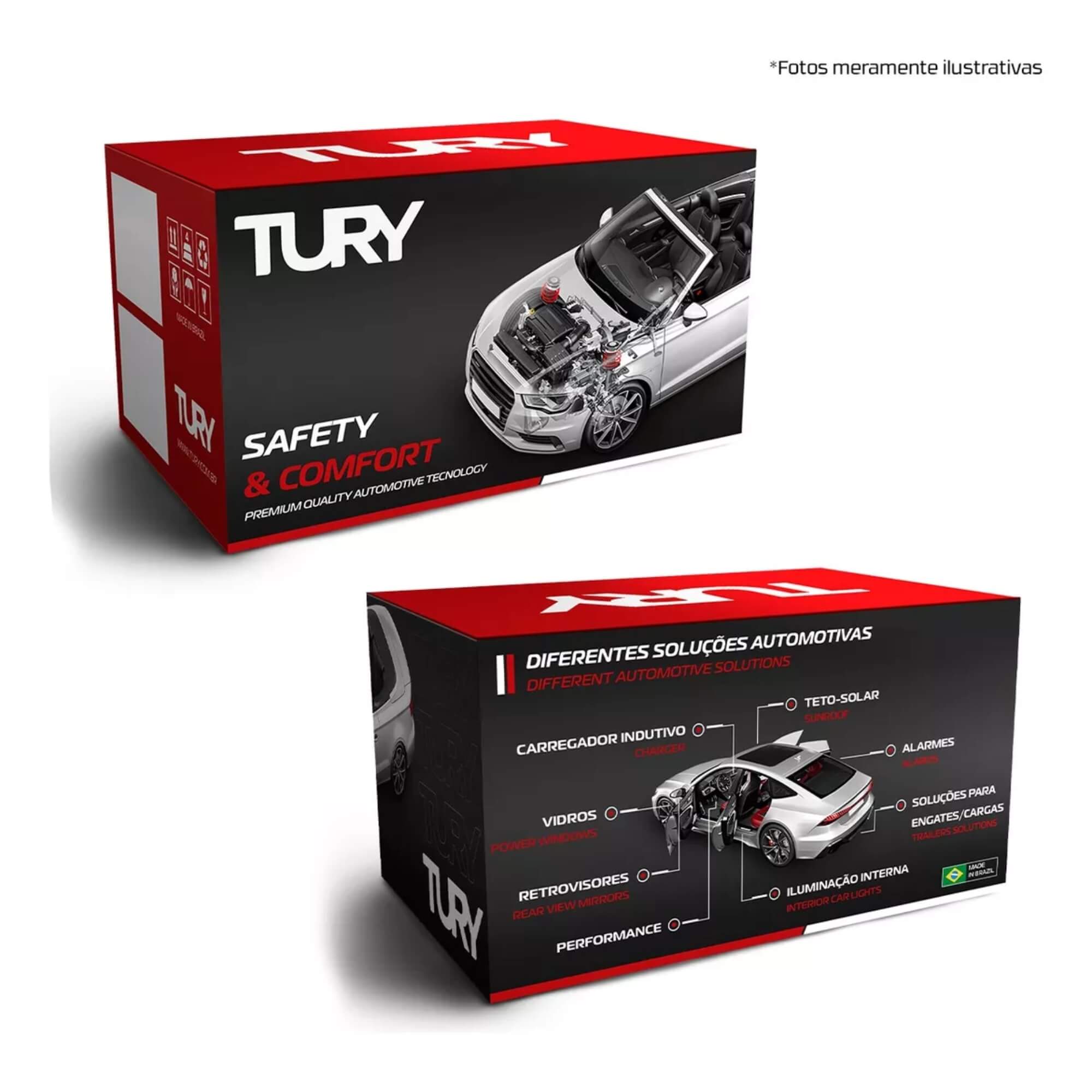Módulo De Fechamento De Teto Solar Tury Sky 2T.18 L