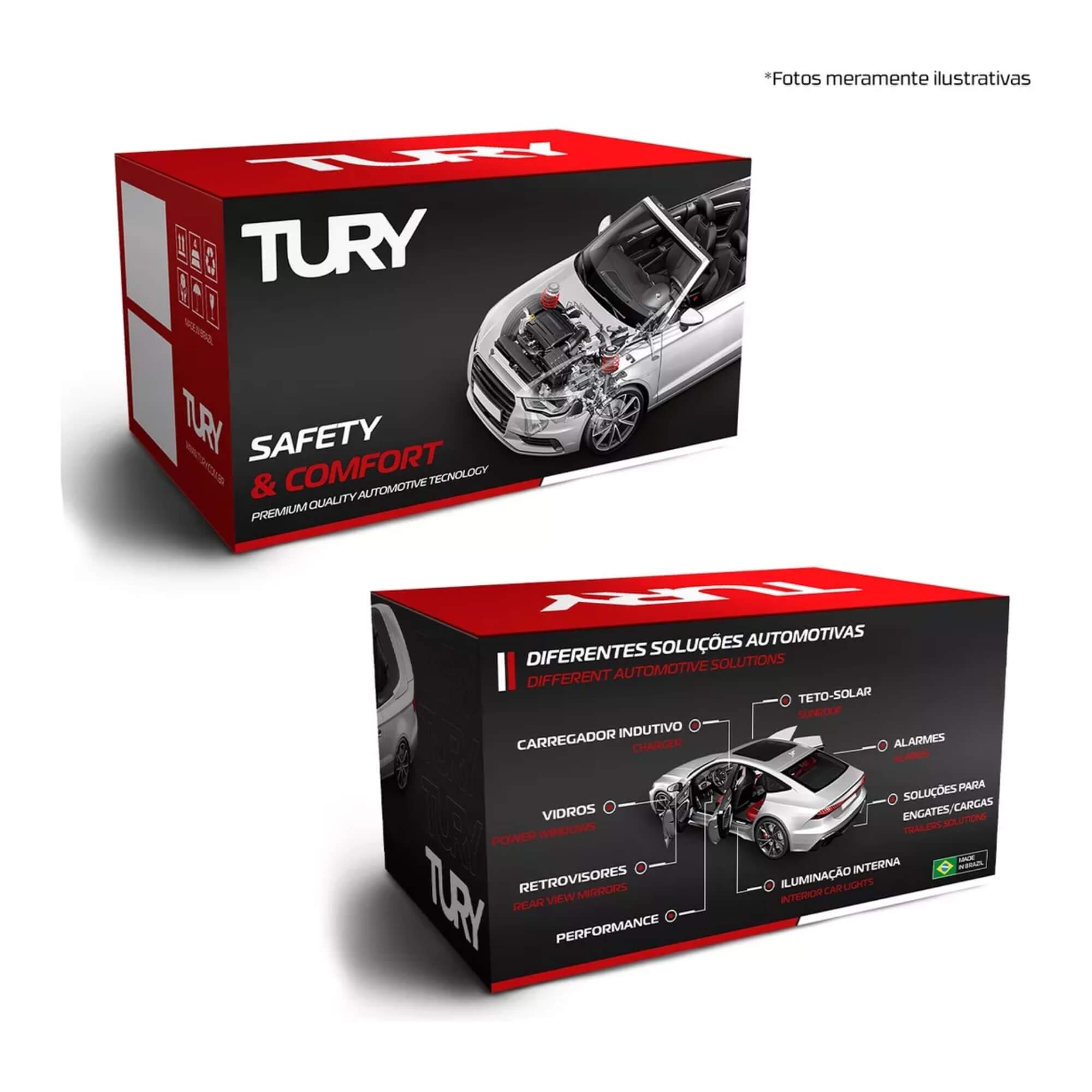 Módulo De Fechamento De Teto Solar Tury Sky 1.9 R