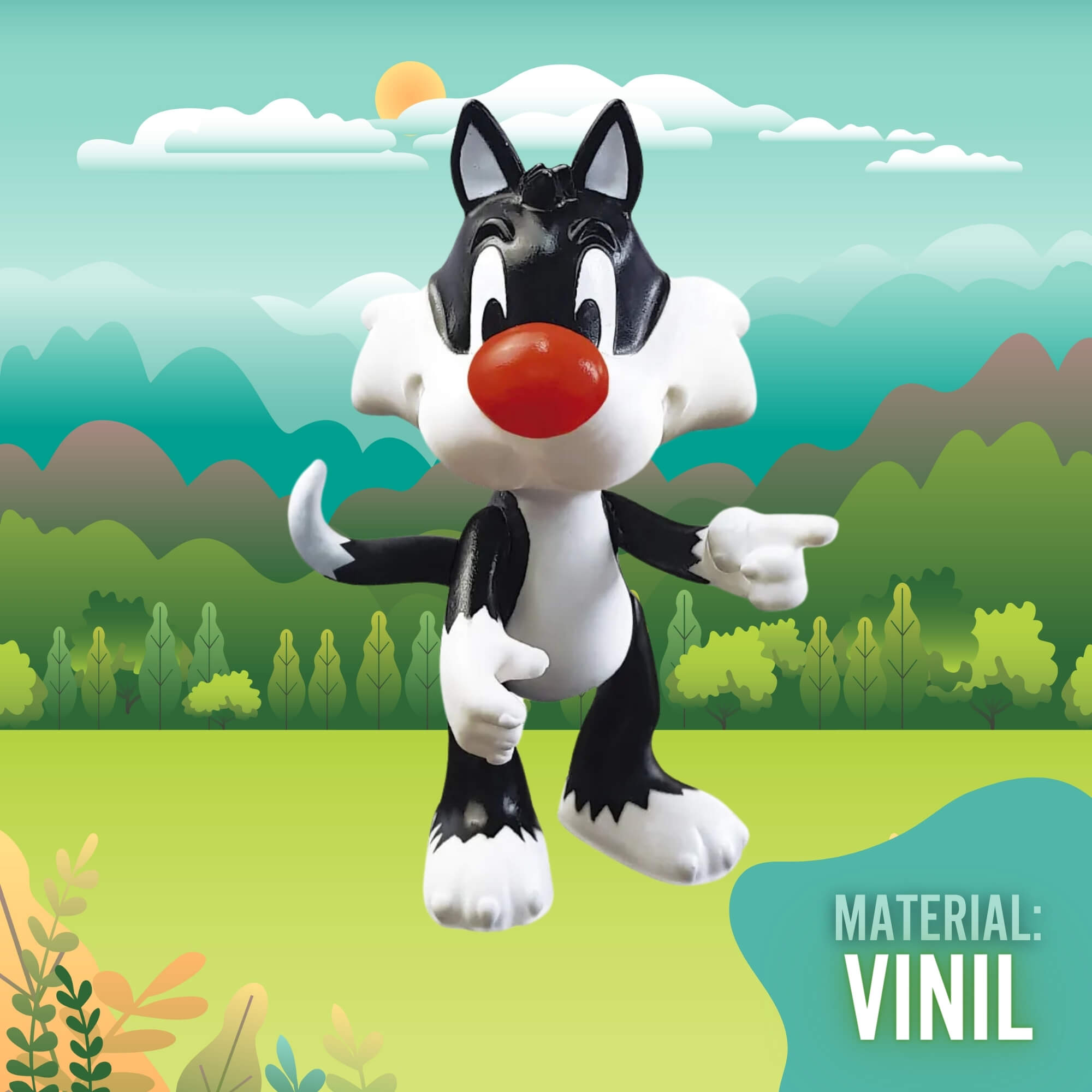Boneco Brinquedo Infantil Fandom Box Frajola Looney Tunes Líder - 3250