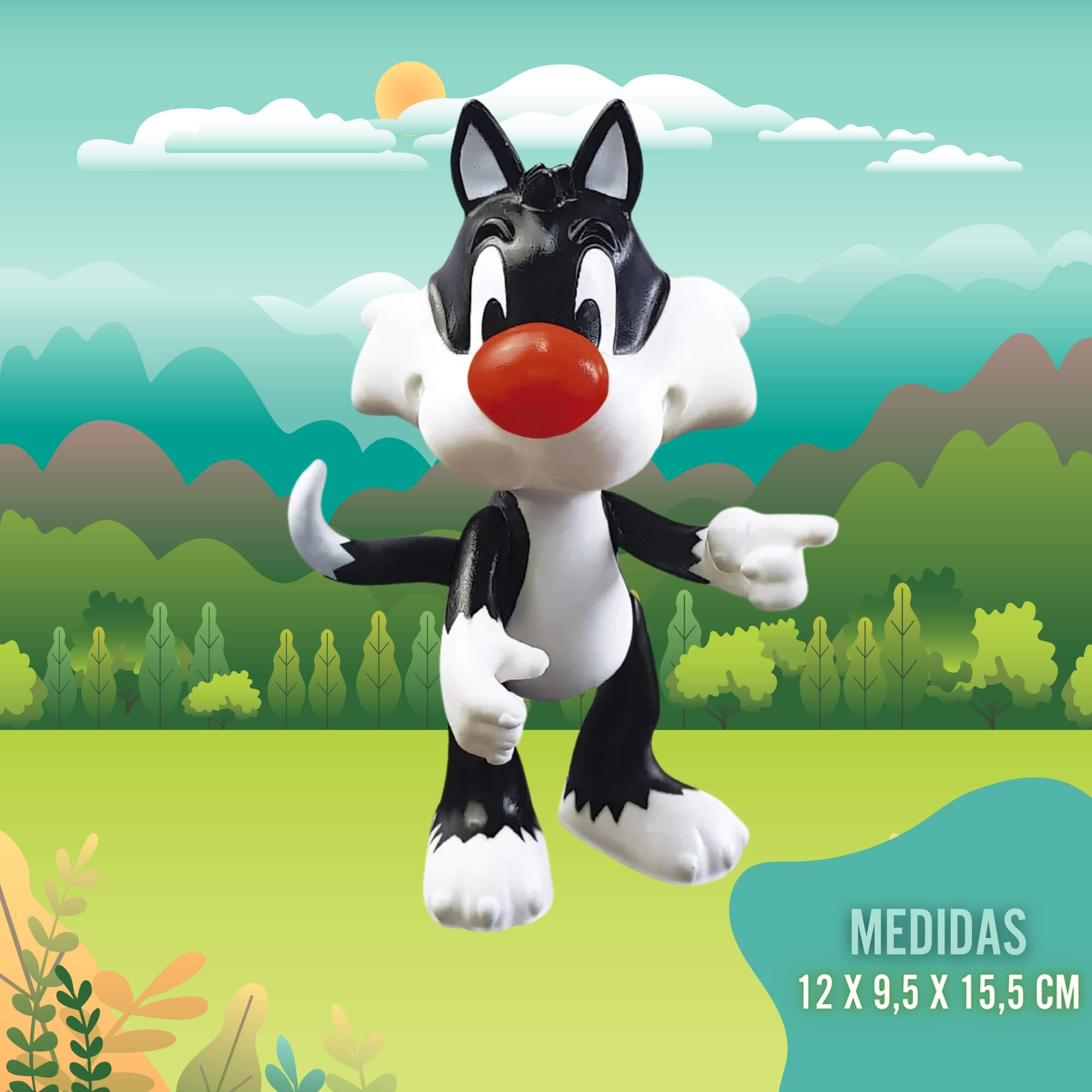Boneco Brinquedo Infantil Fandom Box Frajola Looney Tunes Líder - 3250