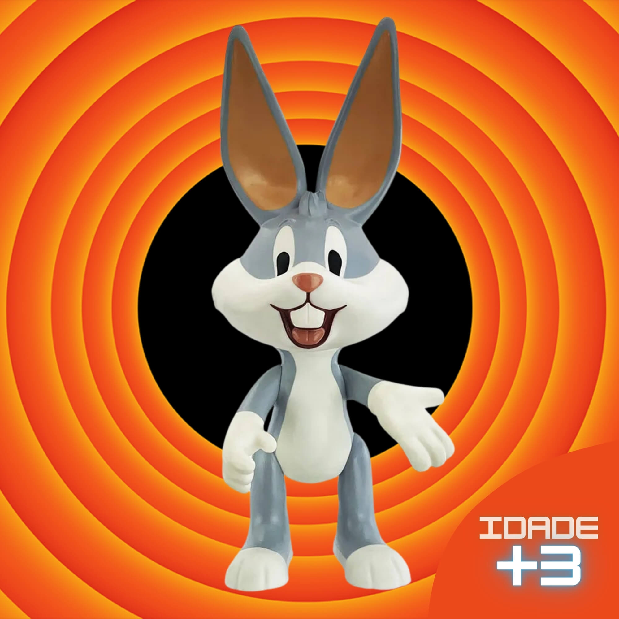 Boneco Brinquedo Infantil Fandom Box Pernalonga Looney Tunes Líder - 3246