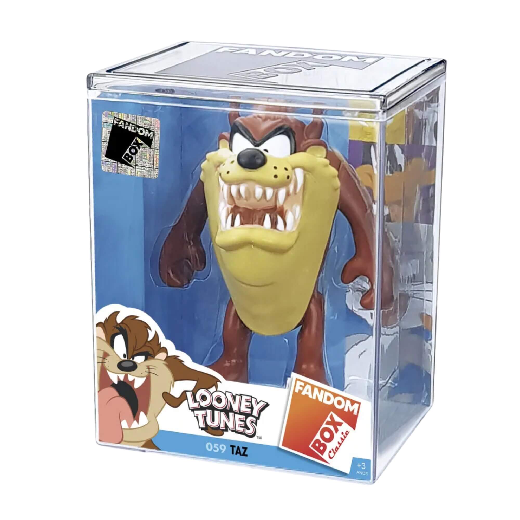 Boneco Brinquedo Infantil Fandom Box Taz Looney Tunes Líder - 3248