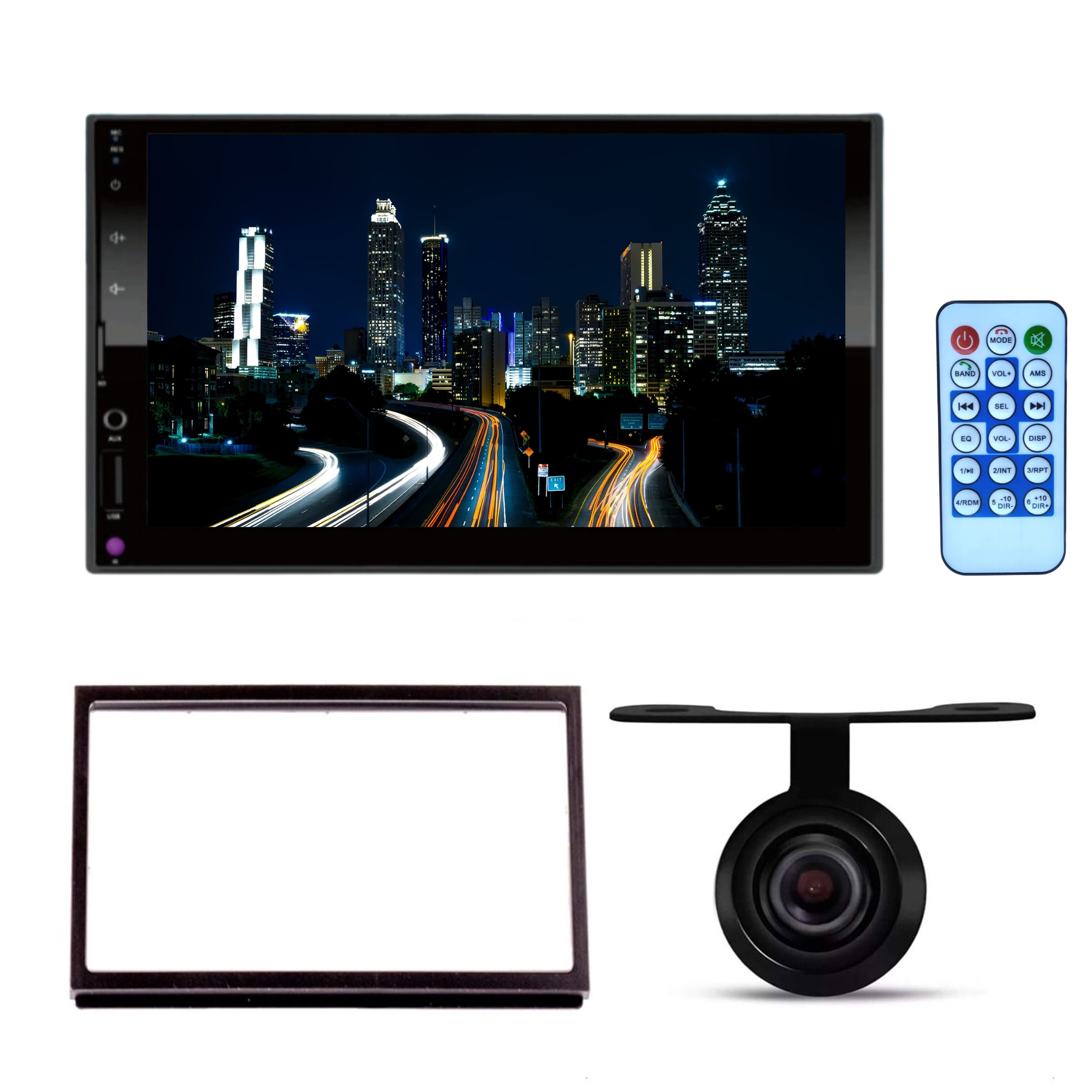 Central Multimídia Espelhamento Onix Cobalt Prisma Spin Mp5 2 Din 7" Usb Sd Card Aux Bluetooth HT-5023