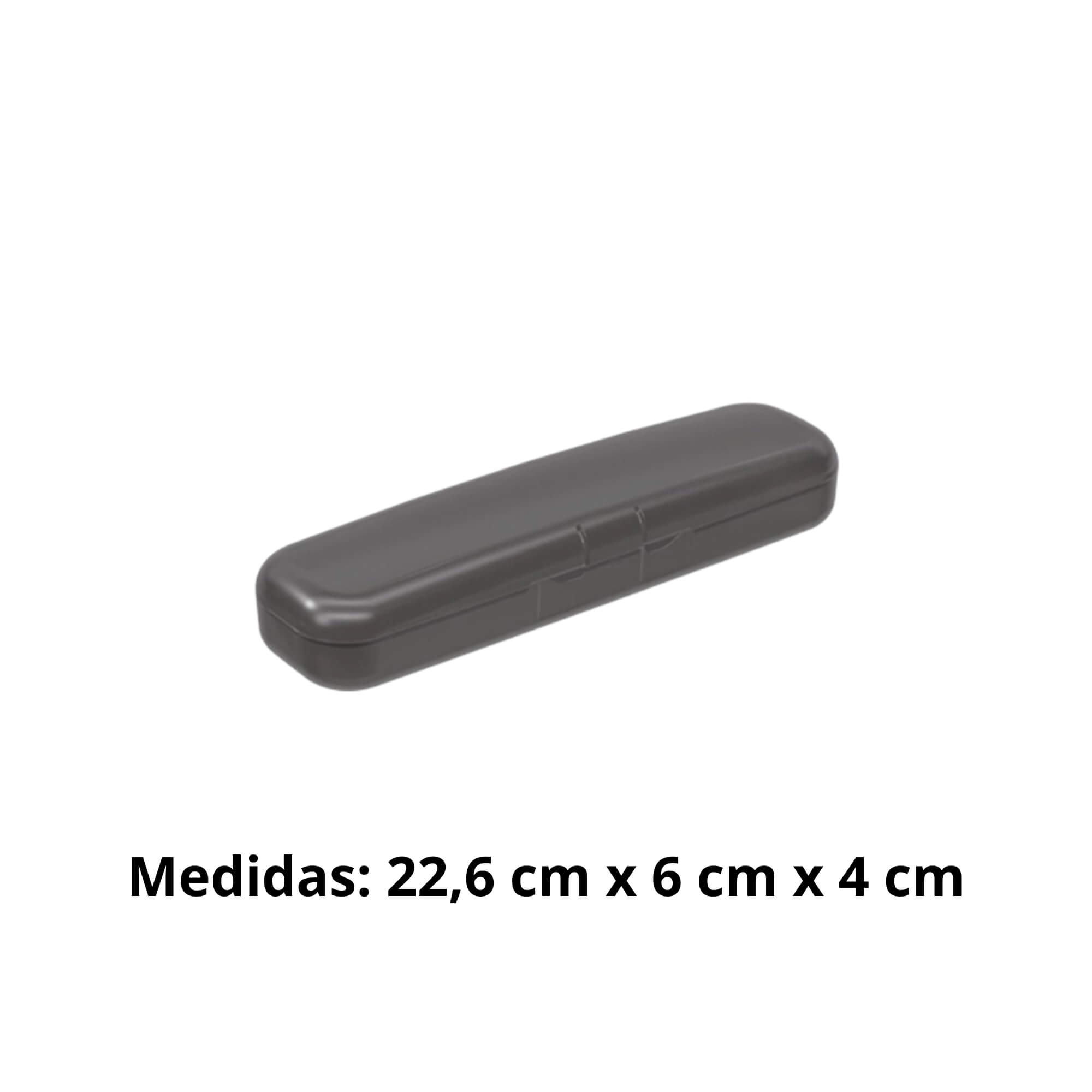Estojo Necessária Coza Fumê Brinox - 13059/0087