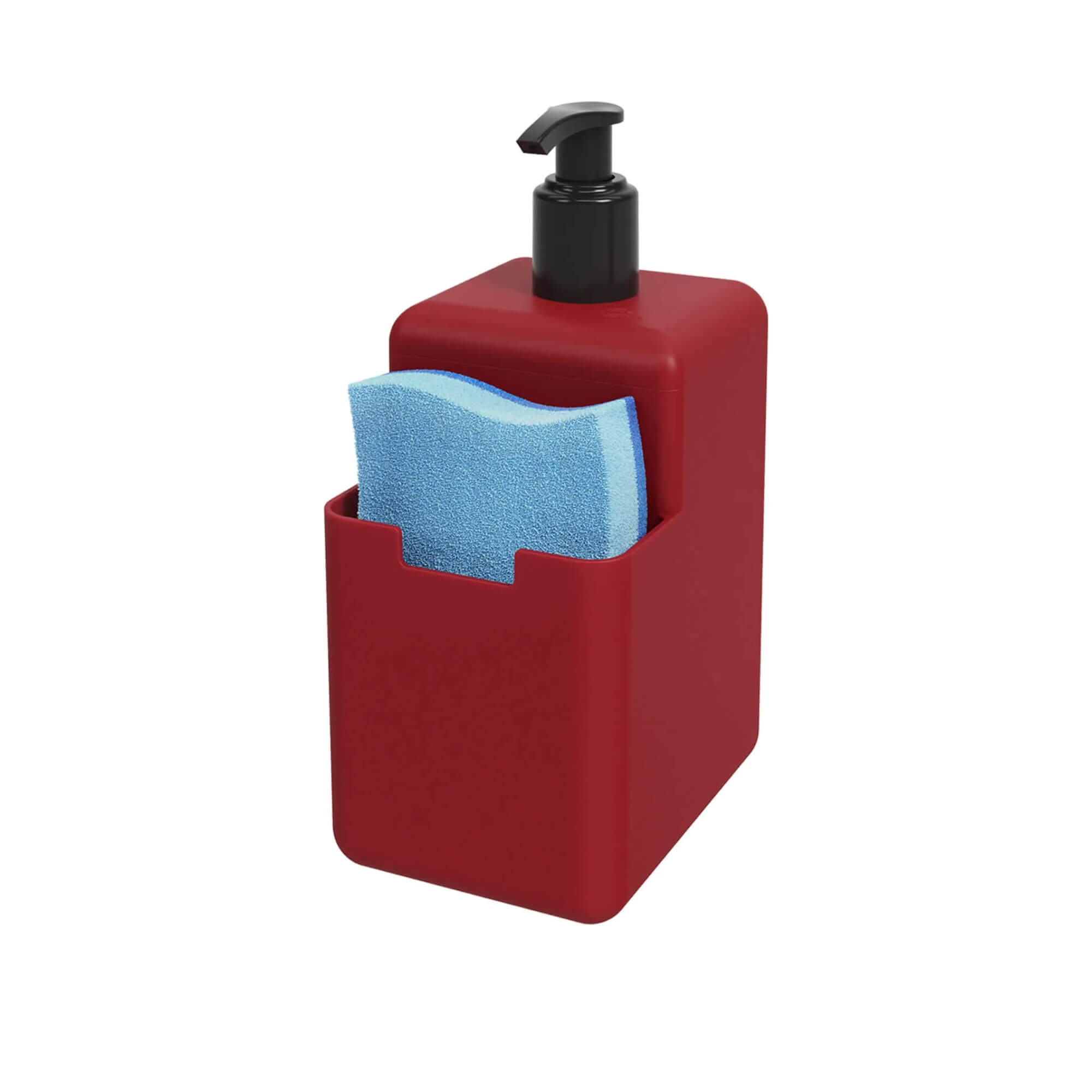 Dispenser para Detergente e Esponja Coza Single 500ml Vermelho Bold Brinox - 17008/0465