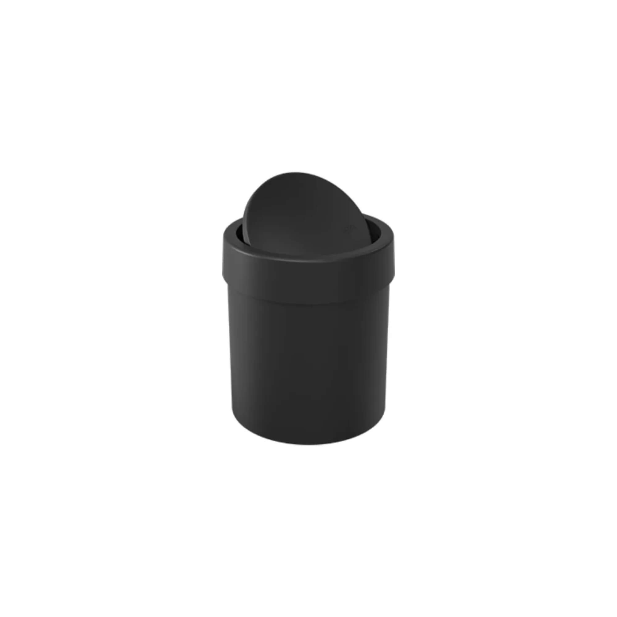 Lixeira com Tampa Basculante Coza 5,4 Litros Preto Brinox - 10945/0008