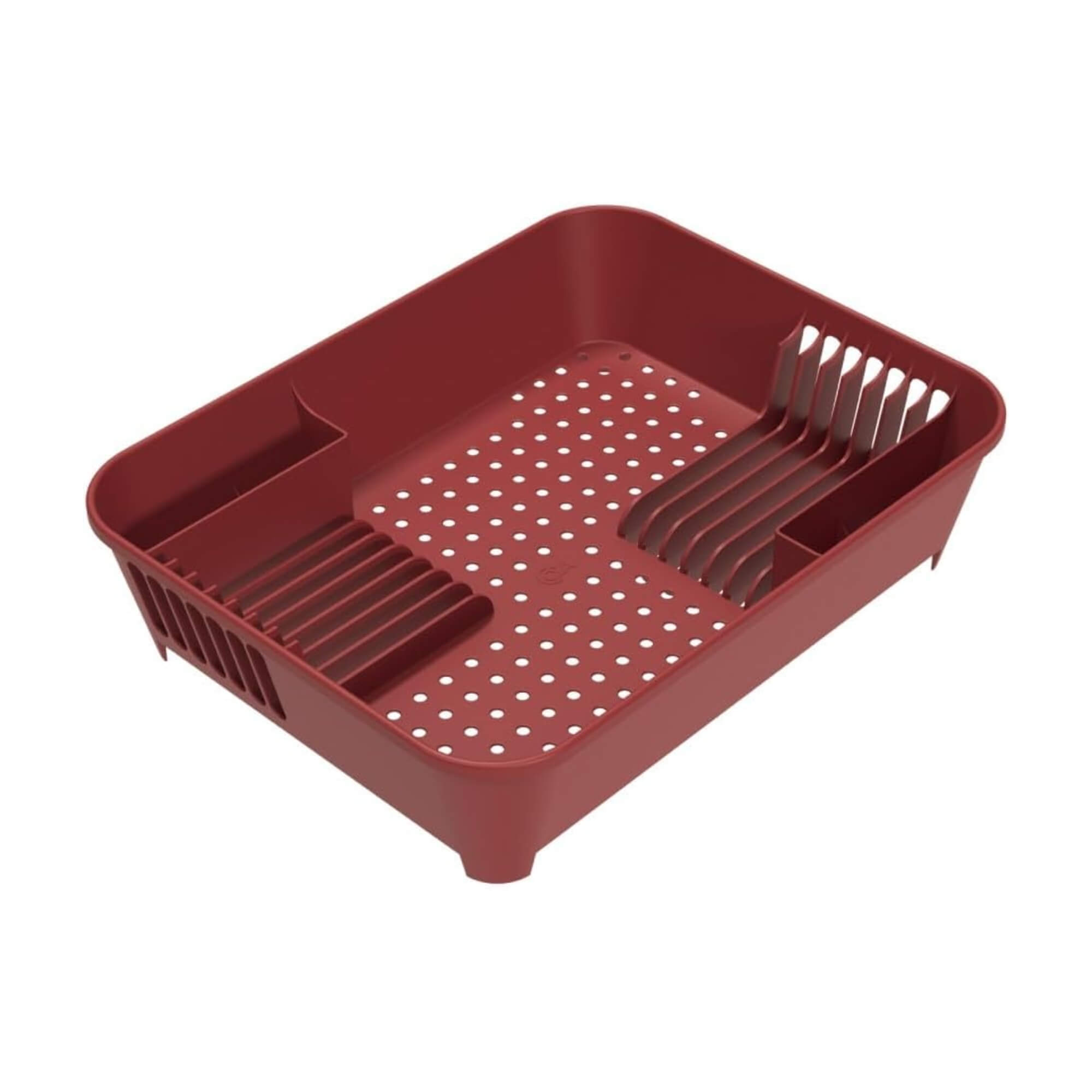 Escorredor de Louças 14 Pratos Coza Basic Vermelho Bold Brinox - 10848/0465