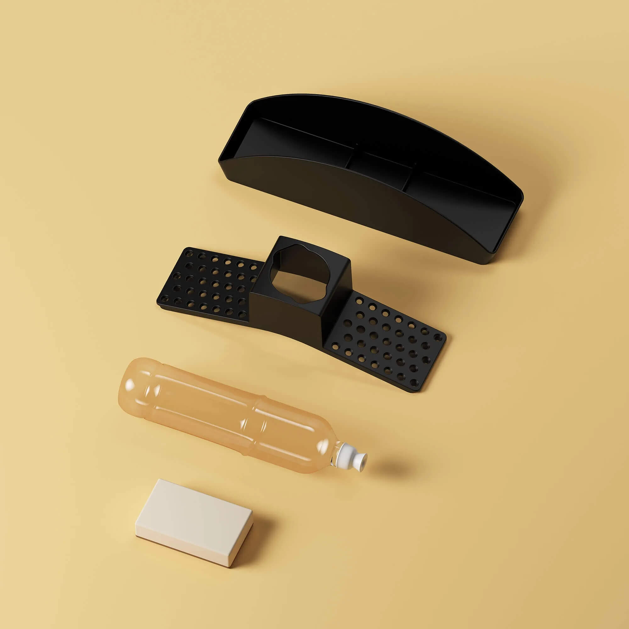 Organizador de Pia Coza Basic Preto Brinox - 10862/0008
