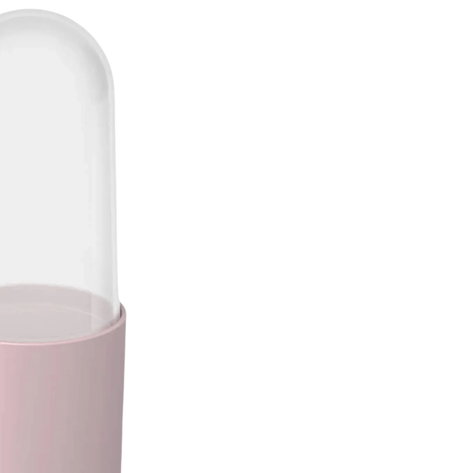 Porta Escova de Dentes Coza Com Tampa Serene Rosa Brinox - 13100/3537