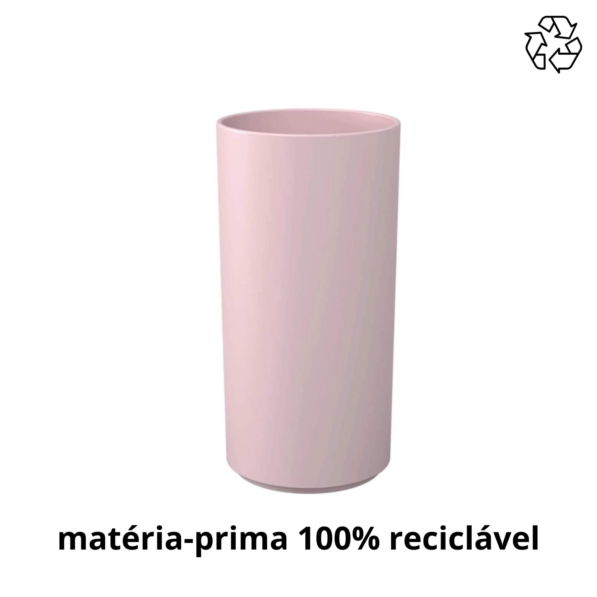 Porta Escova de Dentes Coza Serene Rosa Claro Brinox - 13102/3537