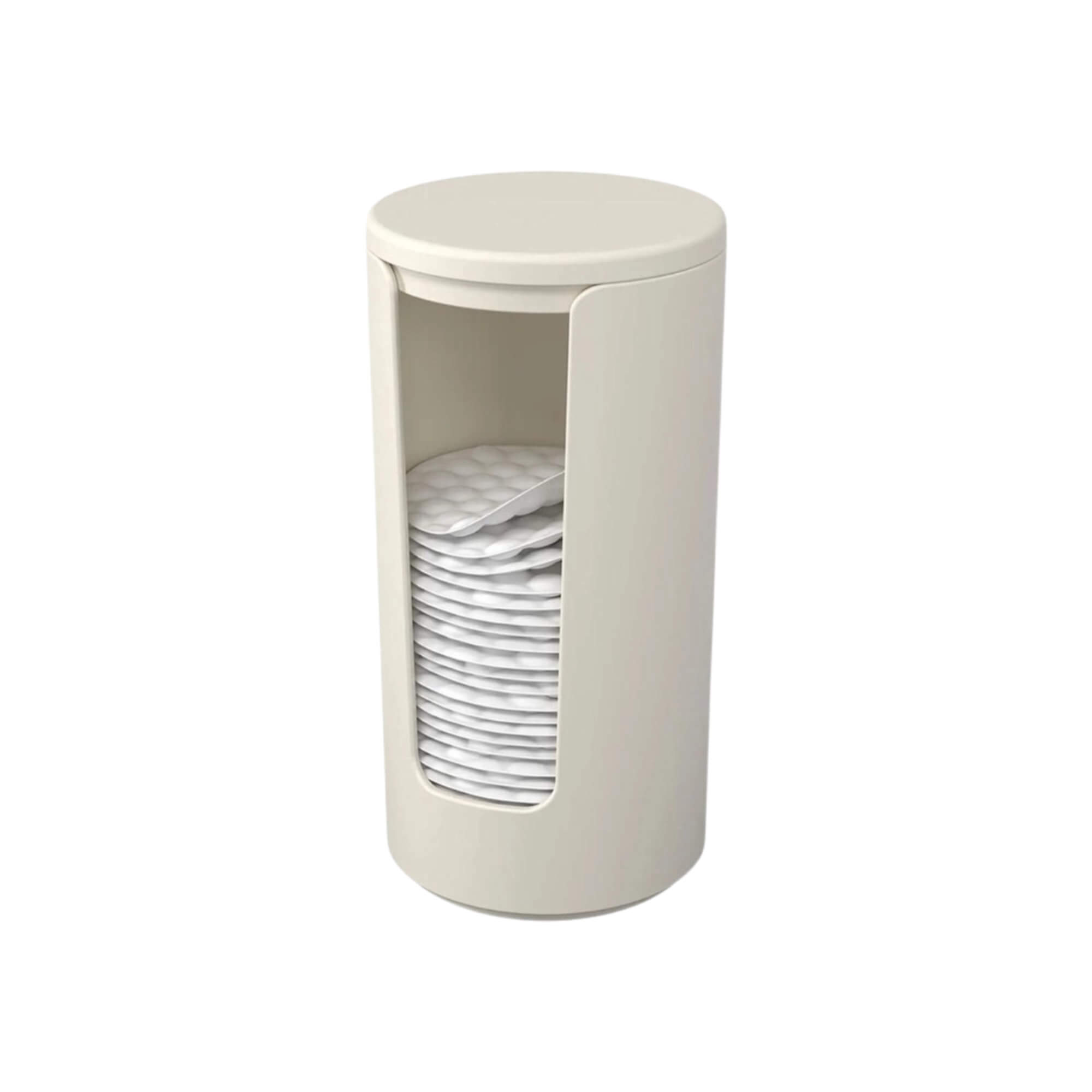 Porta Algodão Disco Coza Serene Light Gray Cinza Brinox - 13104/3468