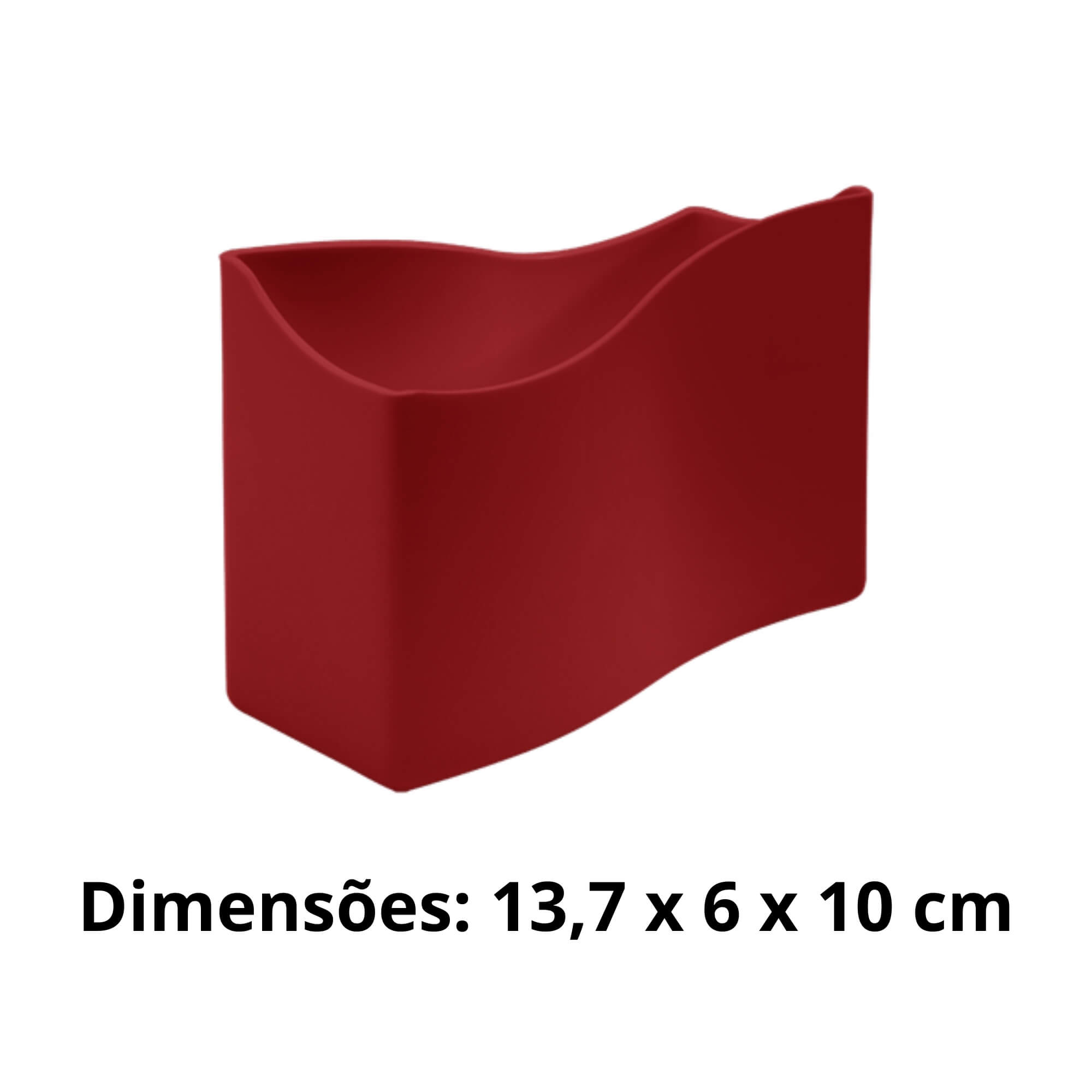 Porta Guardanapo Cozy Vermelho Bold Pequeno Brinox - 10500/0465