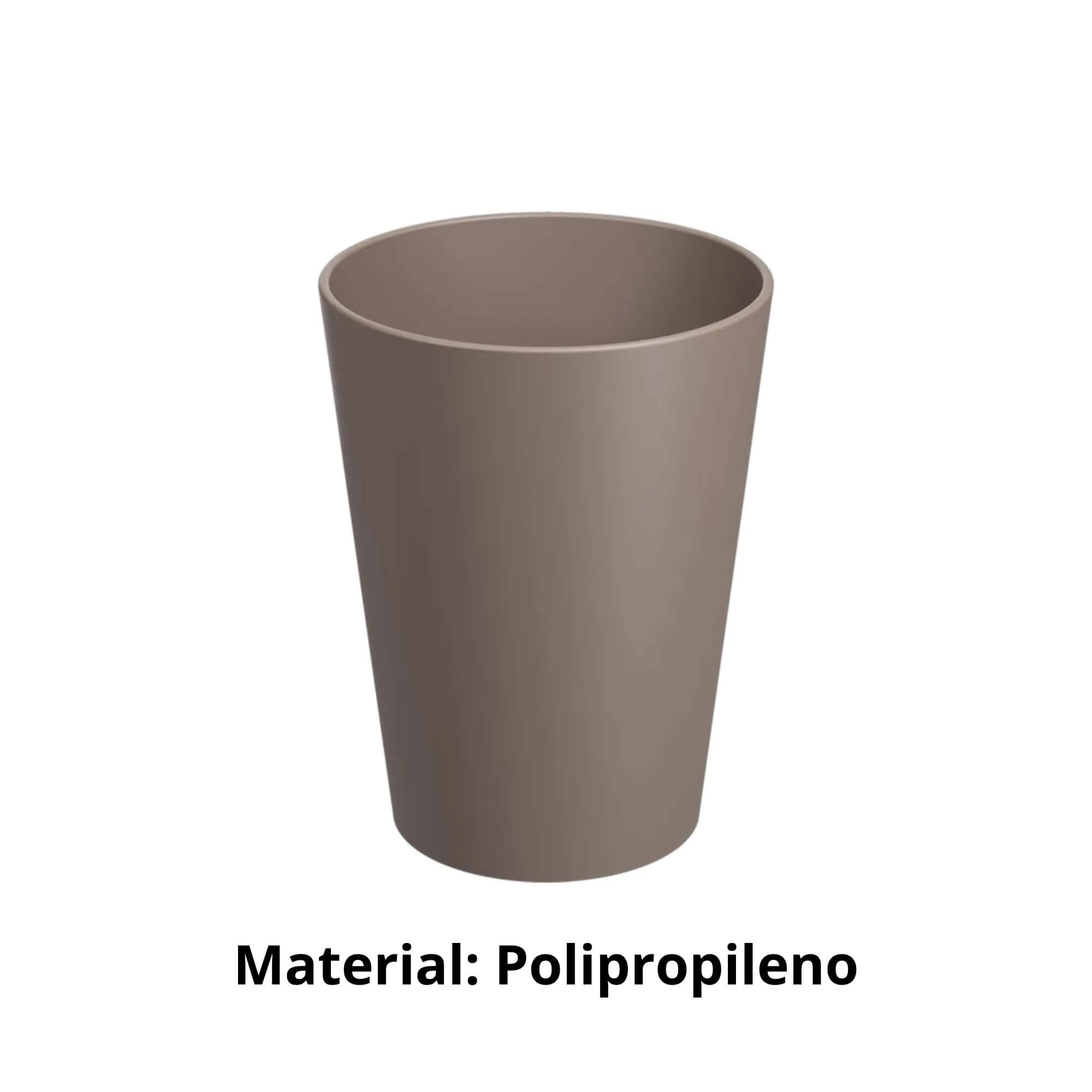 Copo Cônico Casual Coza Warm Gray Cinza 300 ml - Brinox - 10201/0126