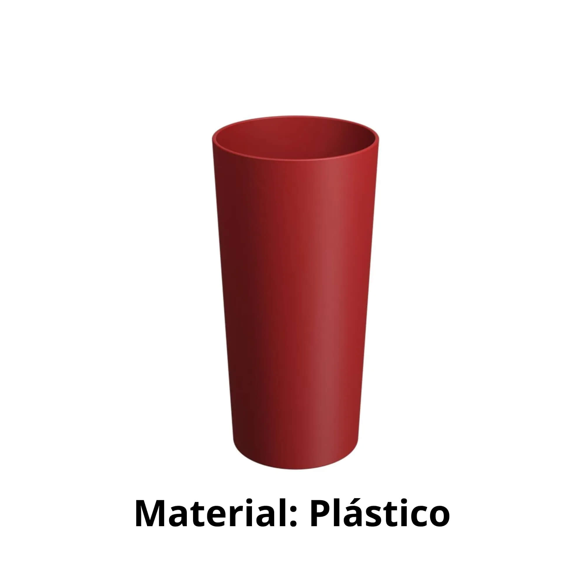 Copo Cônico 500ml Casual Coza Vermelho Bold Brinox - 10209/0465