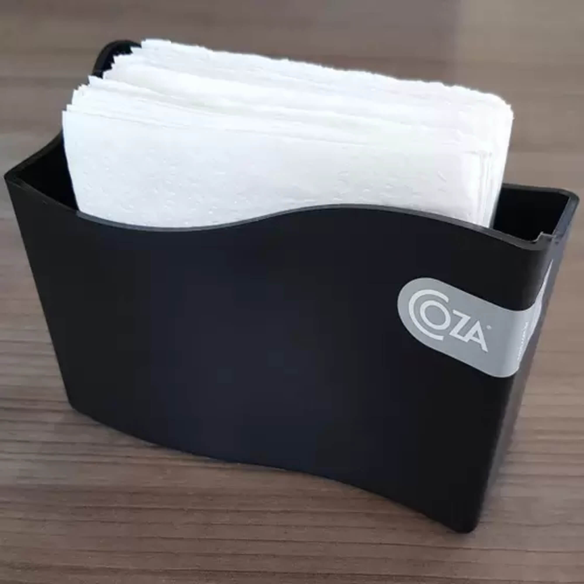 Porta Guardanapo Cozy pequeno 13,7 x 6 x 10 cm Preto Coza Brinox - 10500/0008