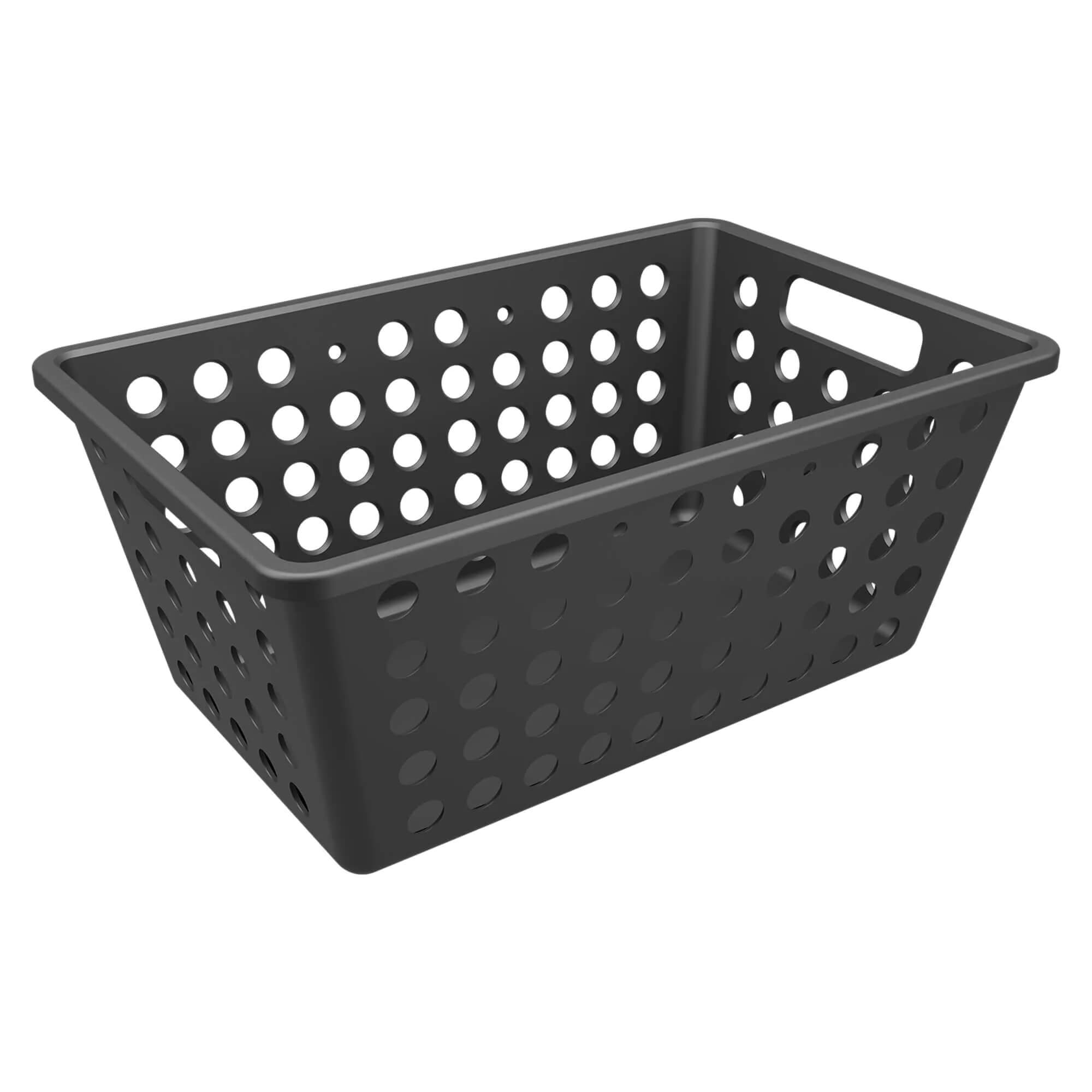 Cesta One Grande 28,8 x 19,1 x 12,3 cm Preto Coza Brinox - 10806/0008