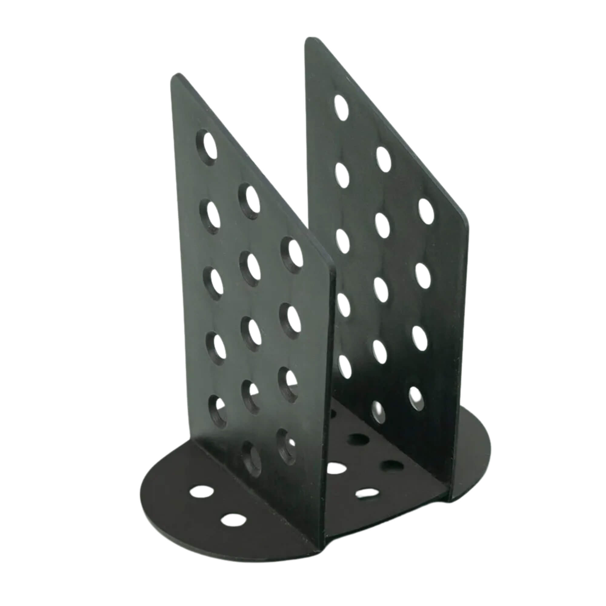 Escorredor de Talheres Oval Basic 13,8 x 10,5 x 14,4 cm Preto Coza Brinox -10840/0008