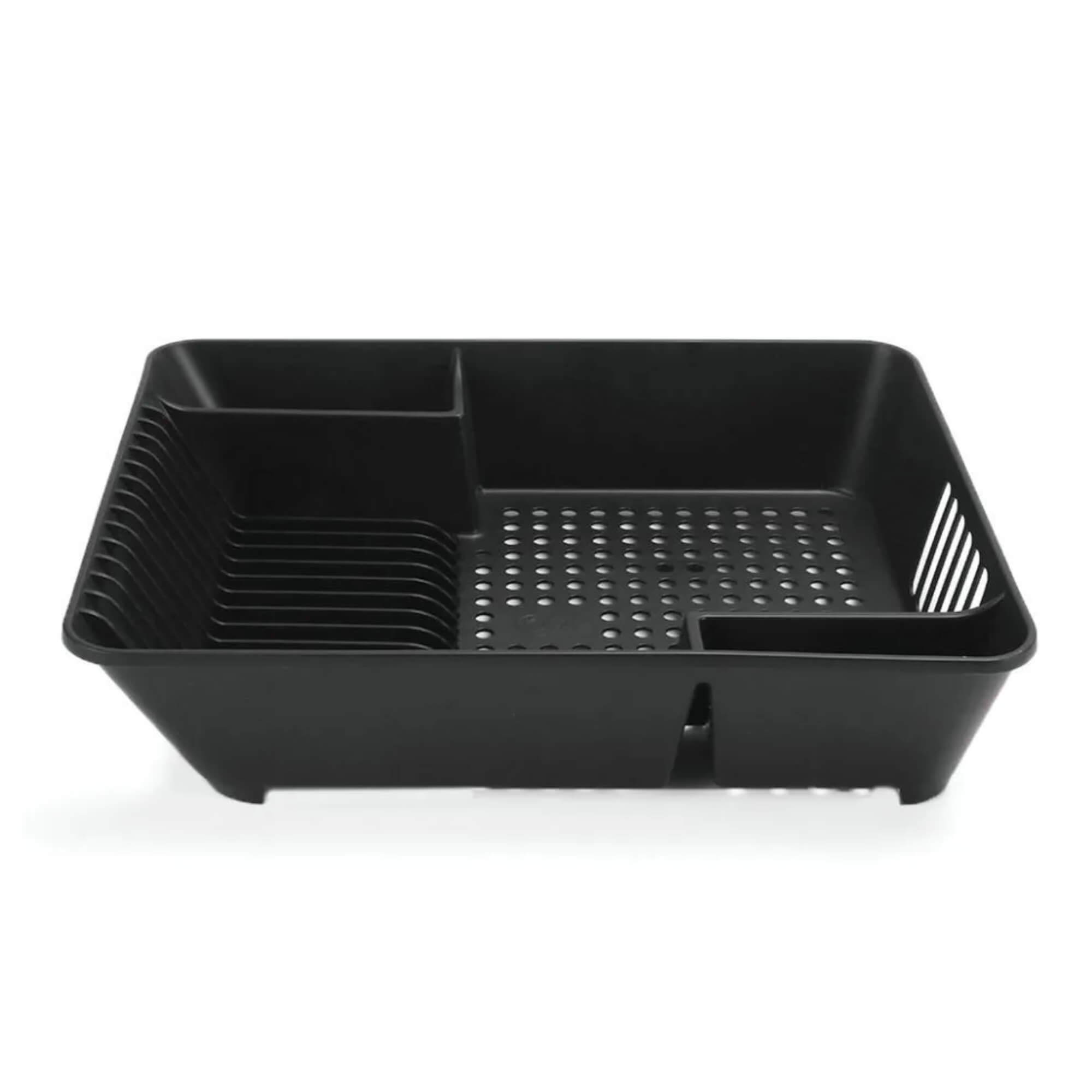 Escorredor de Louças Basic 45 x 35 x 10,5 cm Preto Coza Brinox - 10848/0008