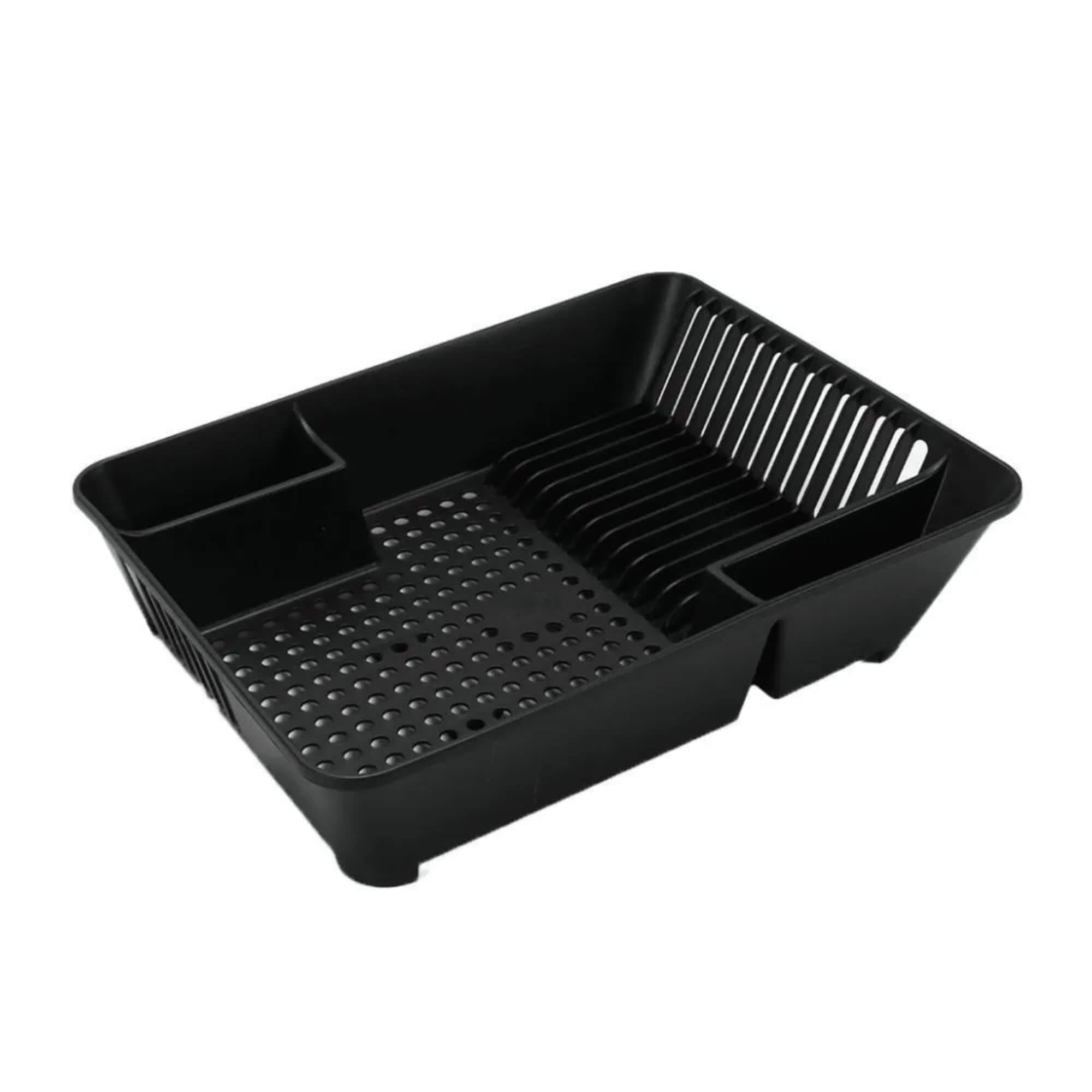 Escorredor de Louças Basic 45 x 35 x 10,5 cm Preto Coza Brinox - 10848/0008