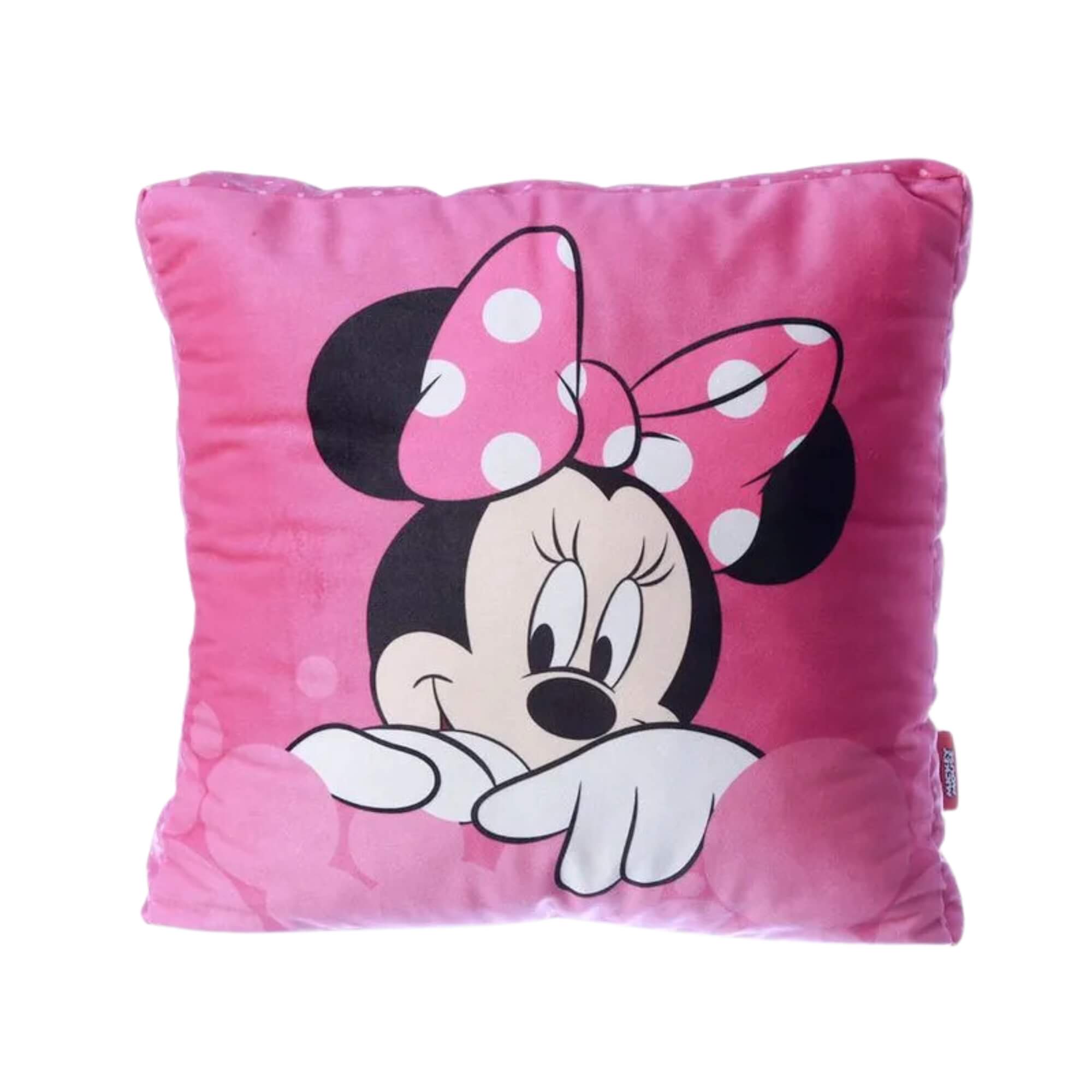Kit Infantil Almofada + Manta Rosa Minnie Zona Criativa - 10140904