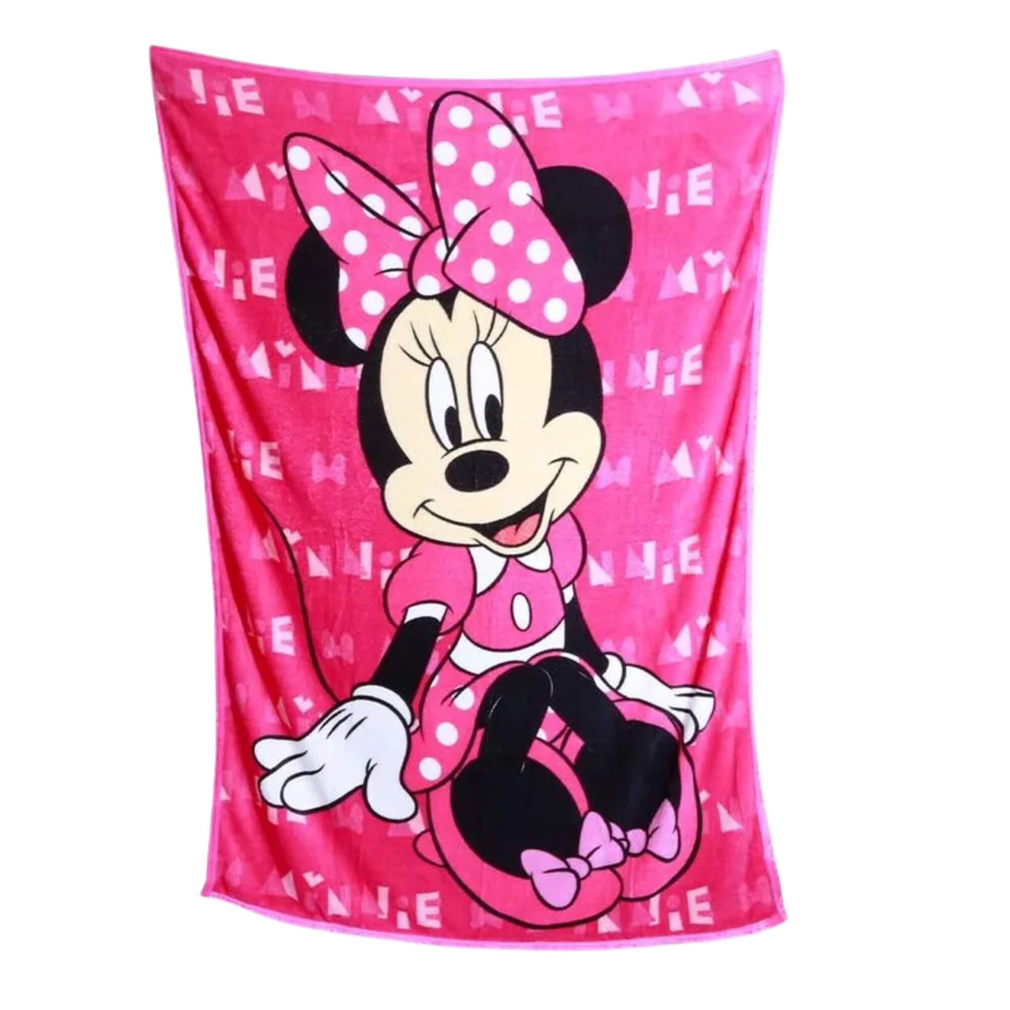 Kit Infantil Almofada + Manta Rosa Minnie Zona Criativa - 10140904