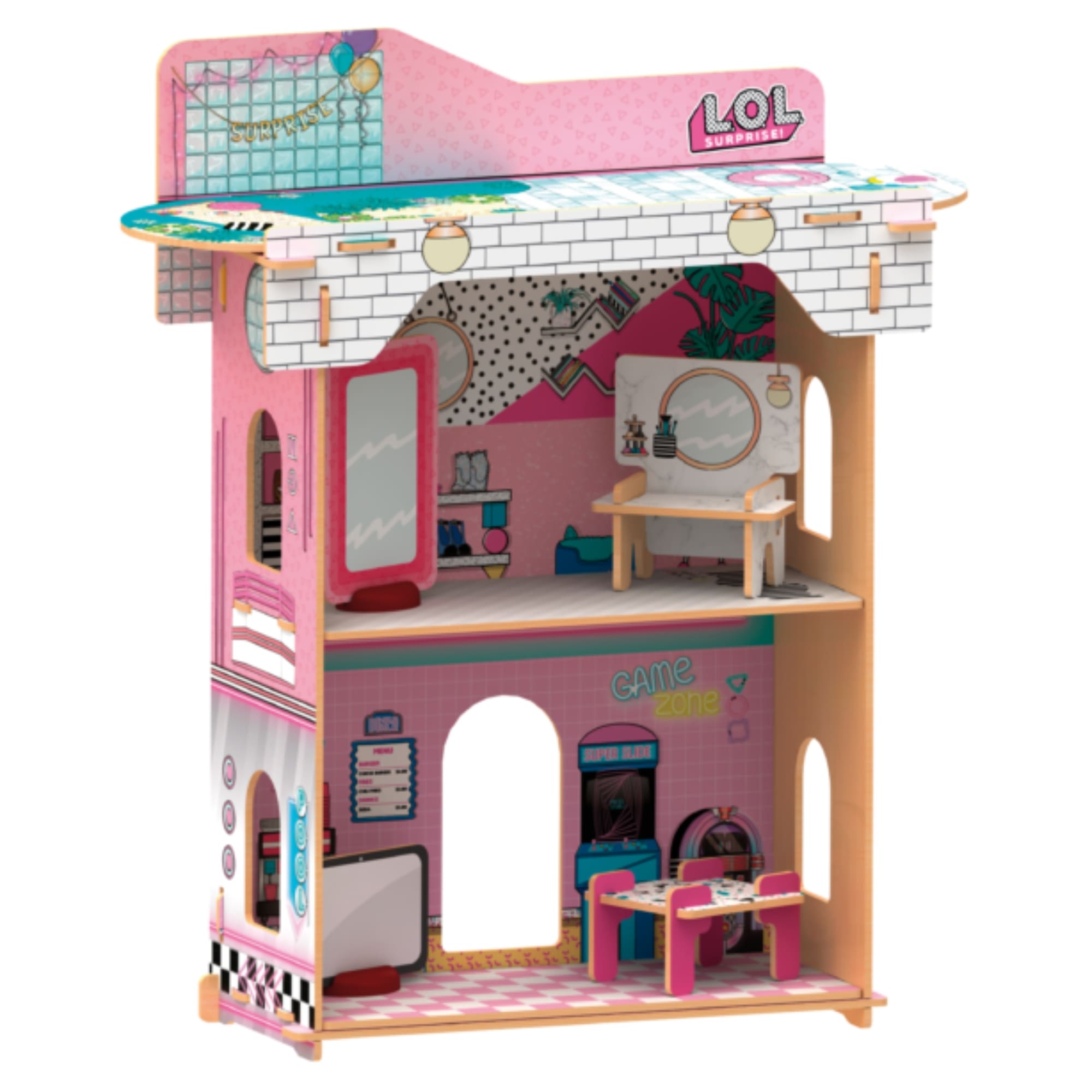 Brinquedo Quebra-Cabeça 3D da Casa da LOL Surprise - Xalingo 21810