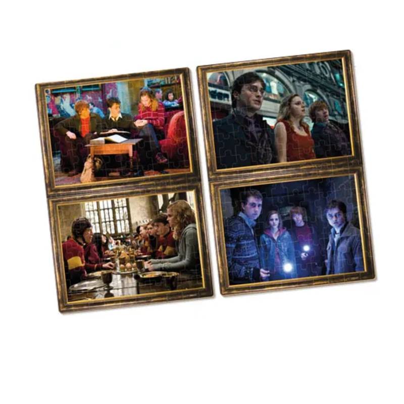 Brinquedo Quebra-Cabeça Puzzle Harry Potter 4X100 Peças - Wizarding World-400 Peças XALINGO 67976