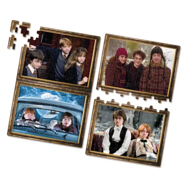 Brinquedo Quebra-Cabeça Puzzle Harry Potter 4X100 Peças - Wizarding World-400 Peças XALINGO 67976