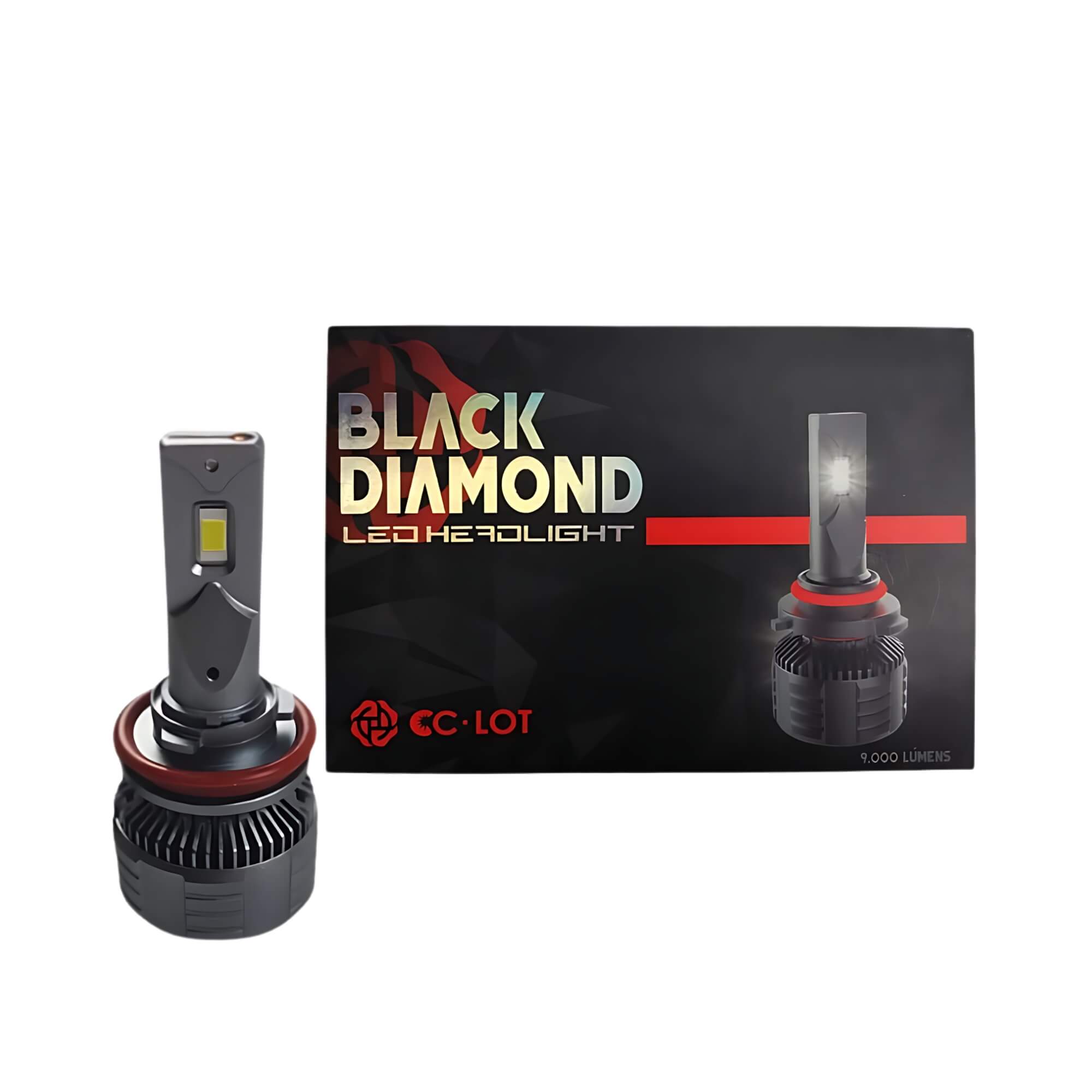 Kit Lâmpada Led Black Diamond F13-H7 CC-LOT 6000k JR8 - JH0CCLOTBDH7