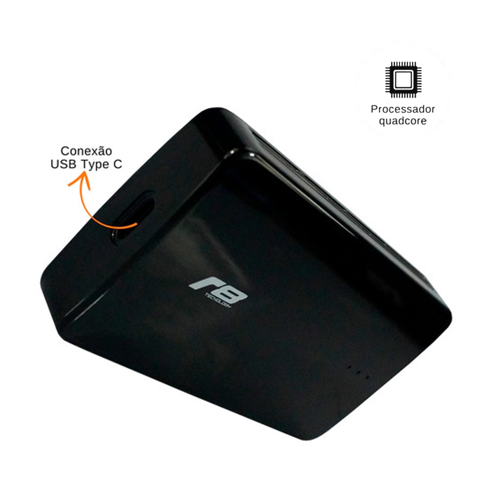 Streaming Box Evo 2g Wi-fi 32gb 2gb P/ Carros Com Car Play JR8 - JT30EVOPLAY