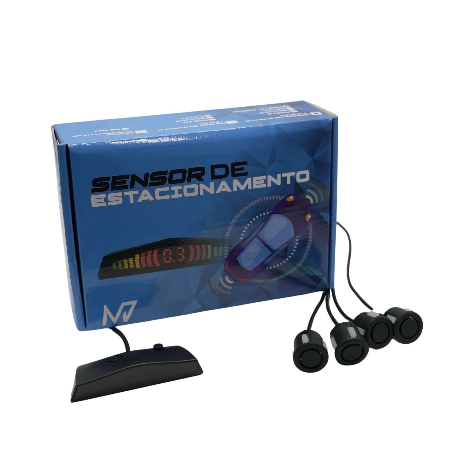 Sensor de Estacionamento de Sobrepor na cor Preta 22MM JR8 - JAM7SEMPR22