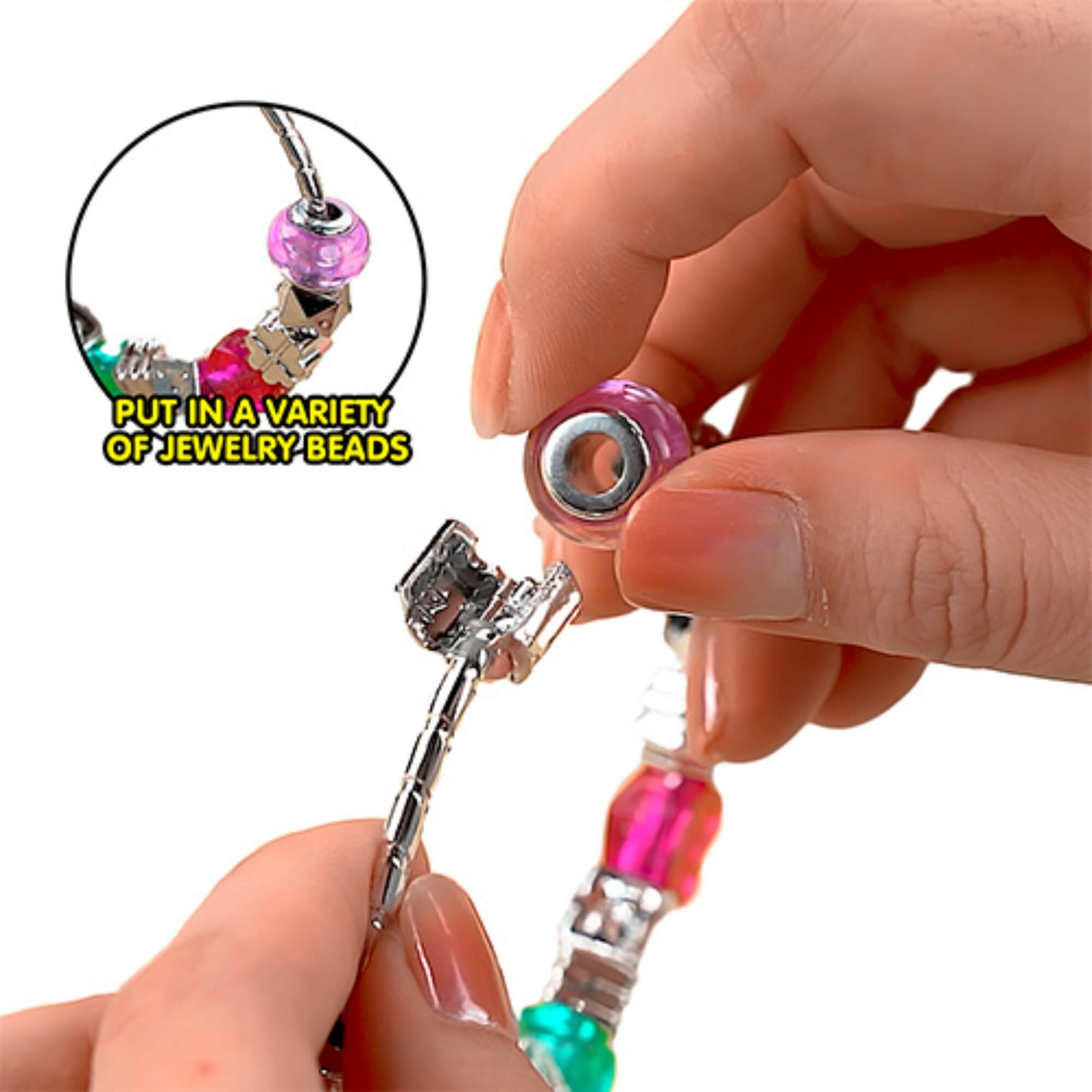 Kit Infantil de Beleza Make Brinq Pulseiras e Berloques Polibrinq - MK27