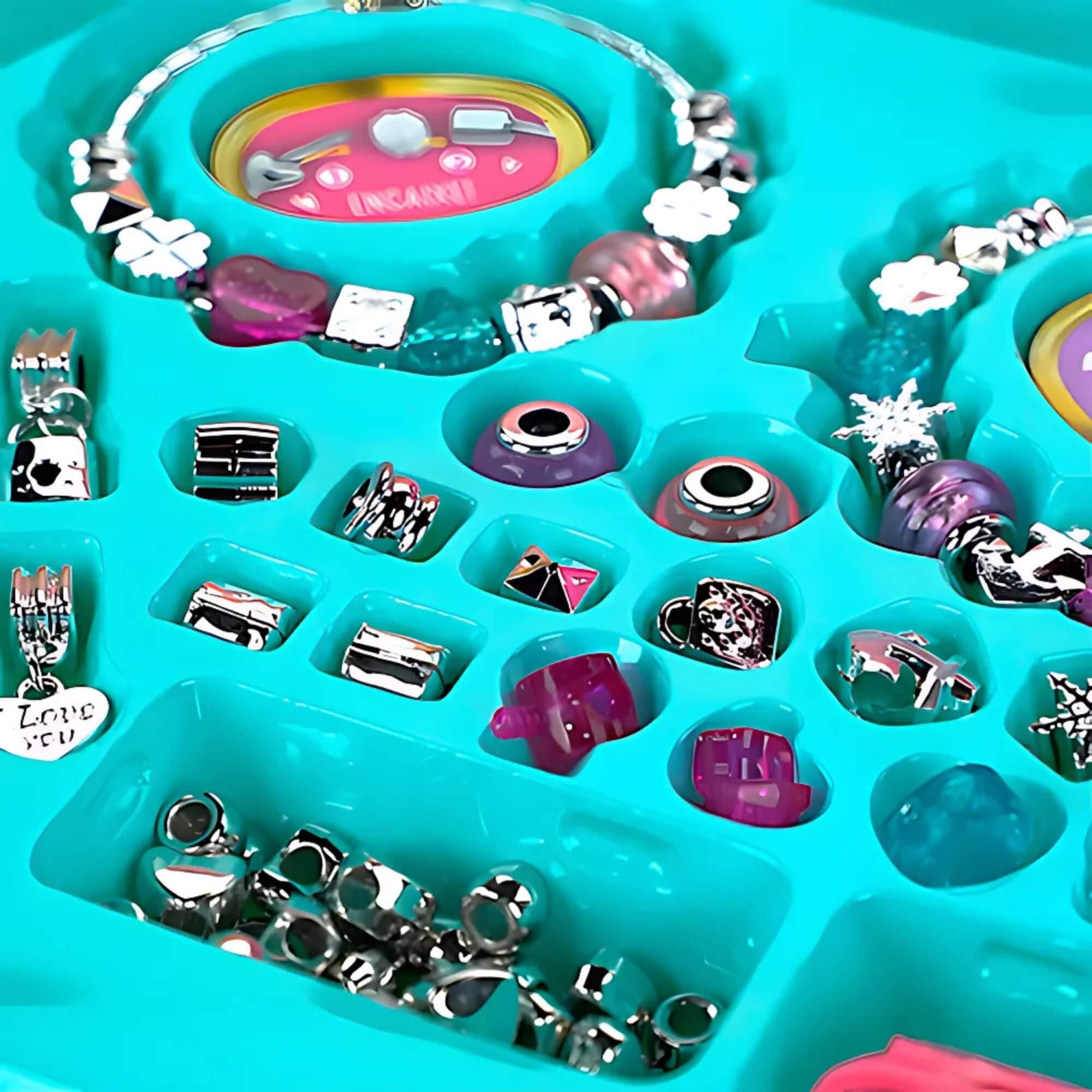 Kit Infantil de Beleza Make Brinq Pulseiras e Berloques Polibrinq - MK27