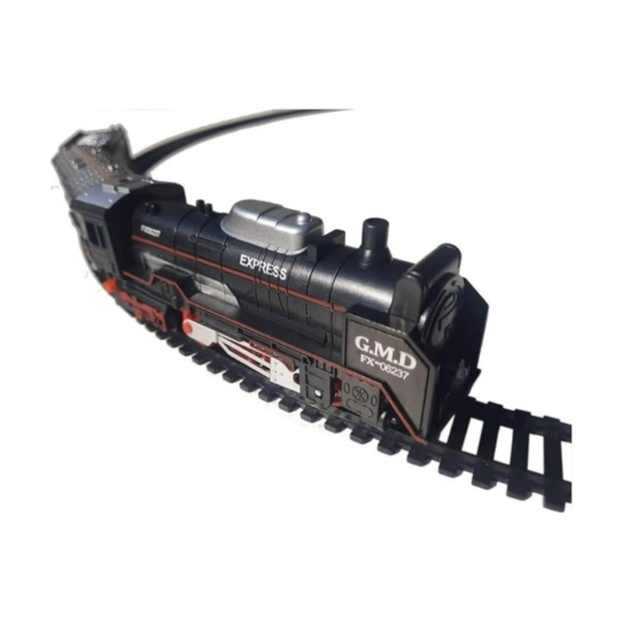 Pista de Trem de Brinquedo de Plástico Vintage Train Polibrinq - PT01