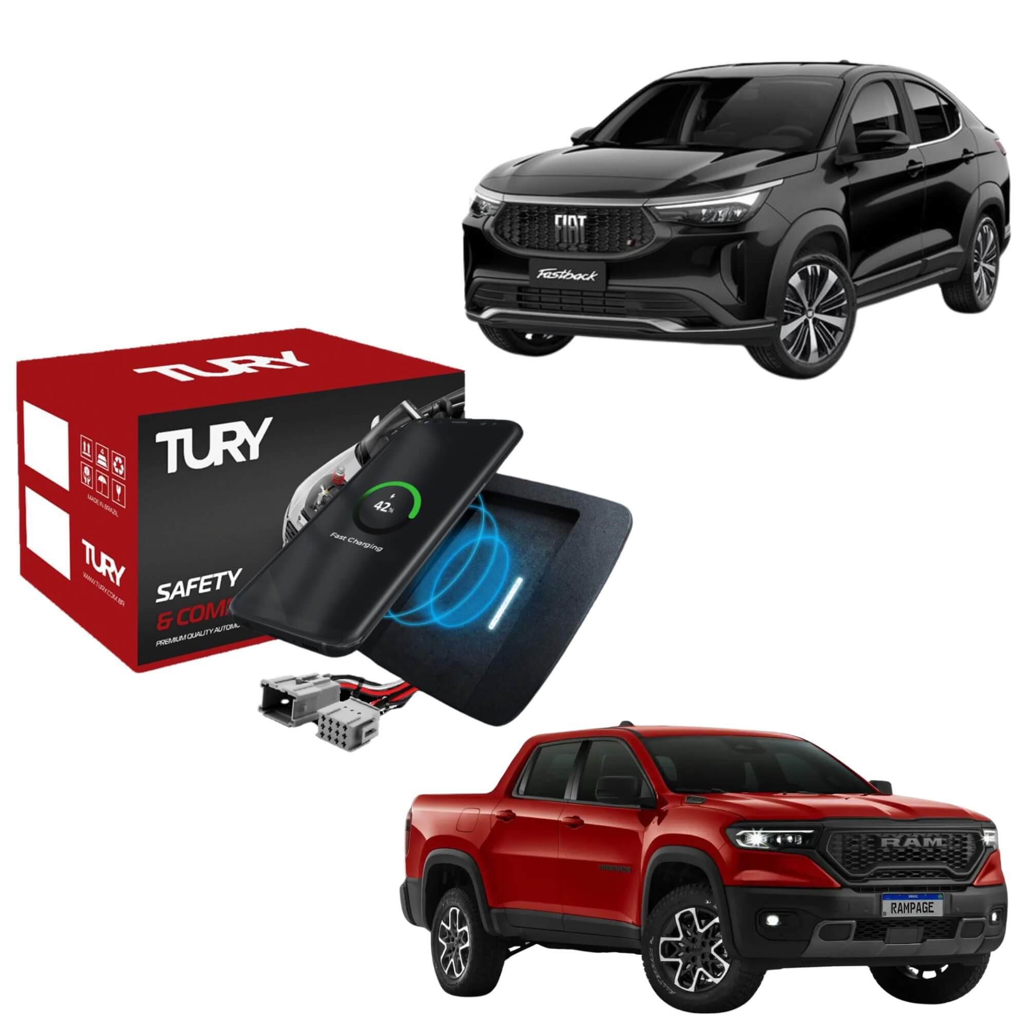 Módulo Eletrônico Carregador Indutivo para Fastback Rampage Tury - ICHARGER_REPAIR1.1C
