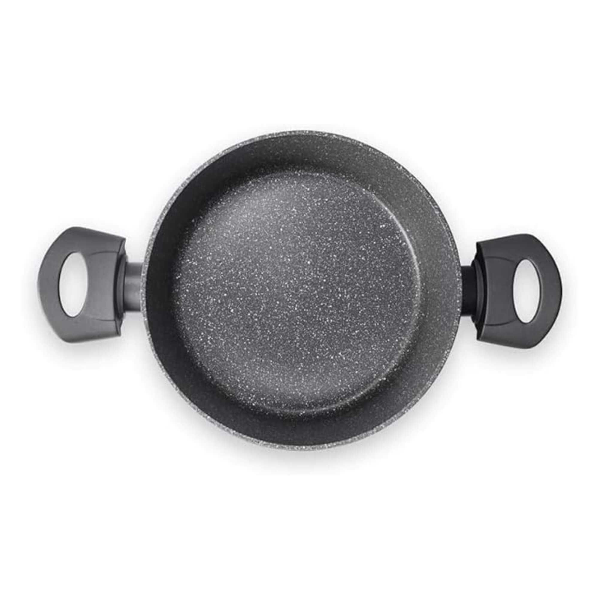 Jogo de Panelas com Fundo de Indução Ceramic Life Brinox Orion 5 Peças Preto Brinox - 4813/100