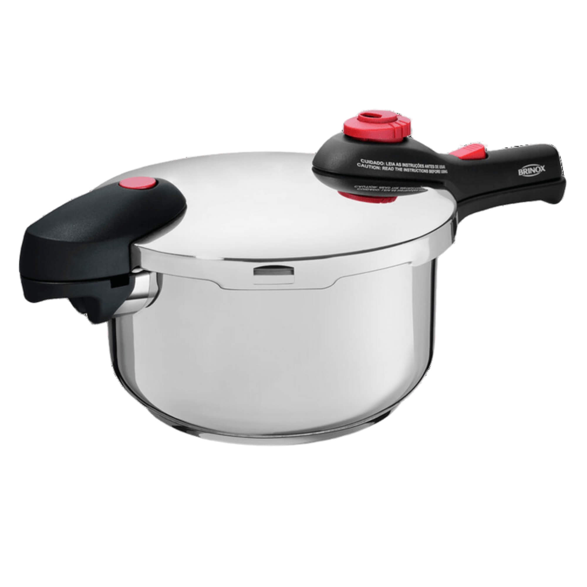 Panela de Pressão Inox 4,5L Nº22 Brinox - 4930/101