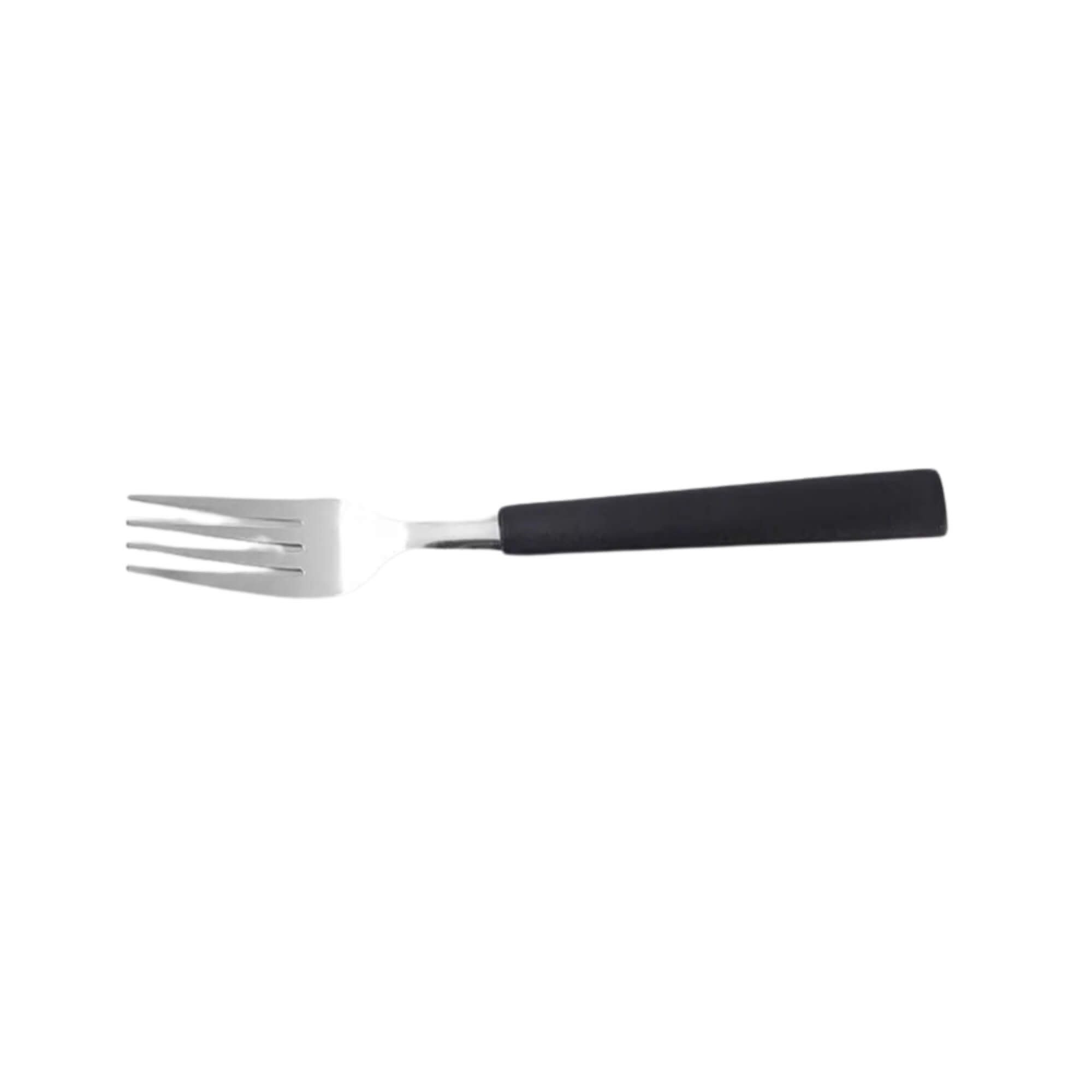 Garfo de Mesa Aço Inoxidável Cabo em Polipropileno Preto Linha Riviera Brinox - 6026/010