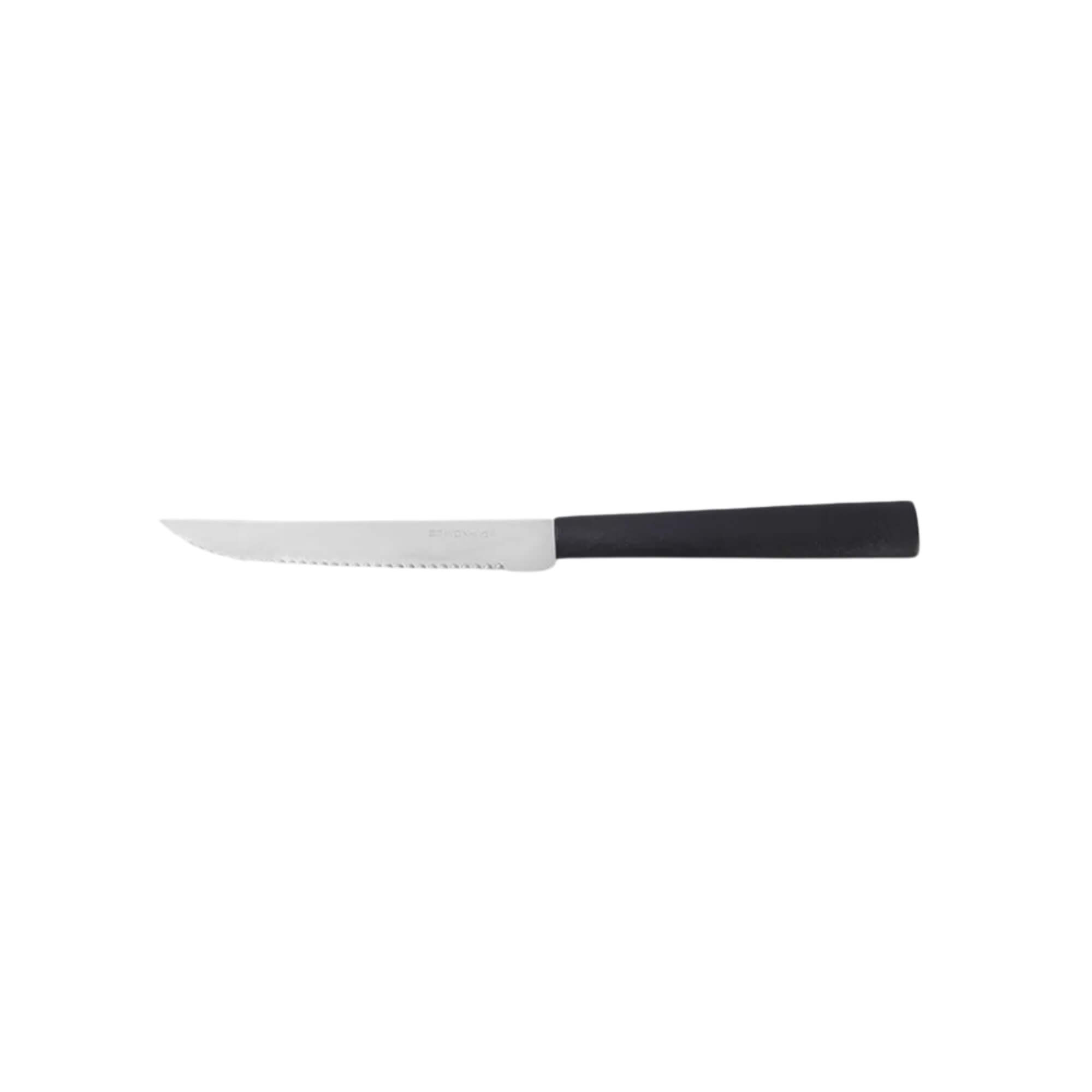 Faca de Churrasco Aço Inoxidável Cabo em Polipropileno Preto Linha Riviera Brinox - 6027/010