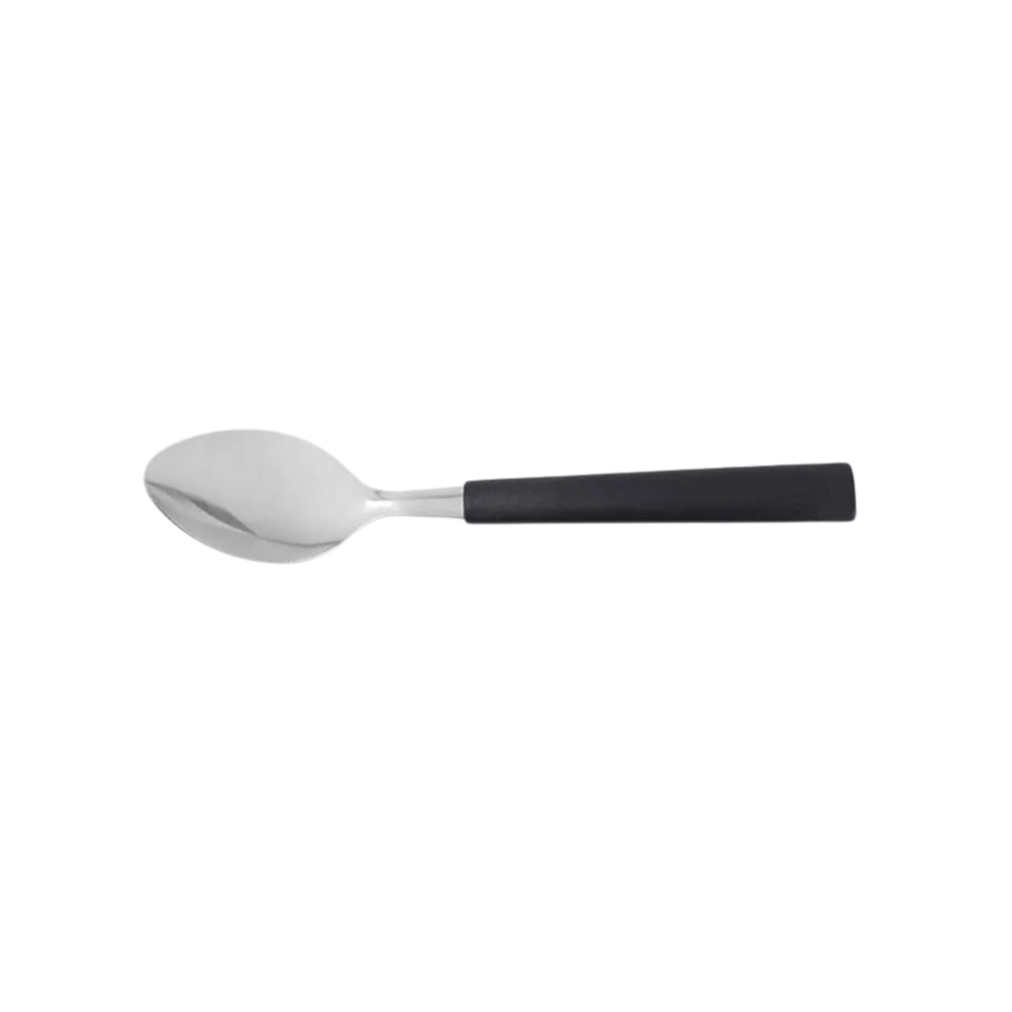 Colher de Mesa Aço Inoxidável Cabo em Polipropileno Preto Linha Riviera Brinox - 6028/010