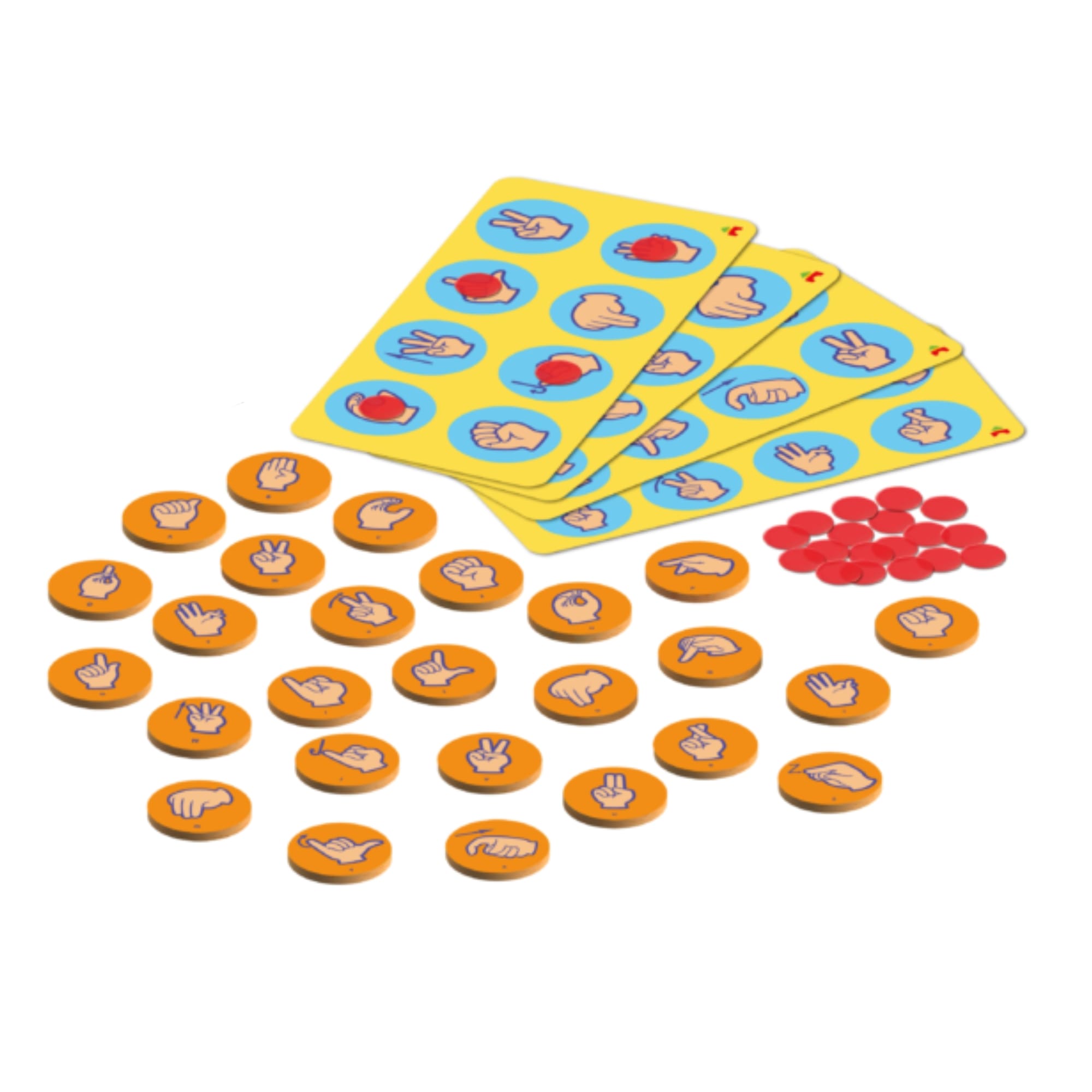 Jogo Bingo das Letras do Alfabeto em Libras com 16 Cartões - Xalingo 12887