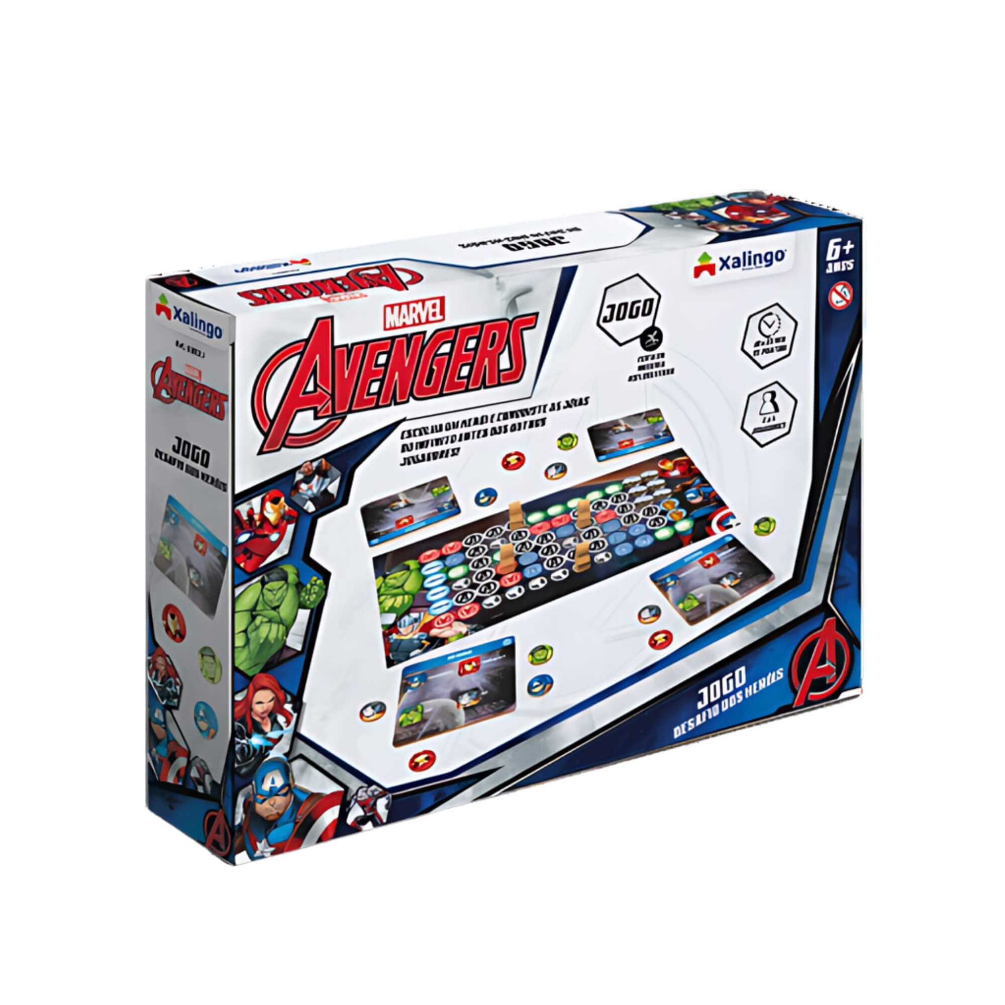 Jogo Infantil Desafio dos Heróis Avengers Vingadores Xalingo - 68021