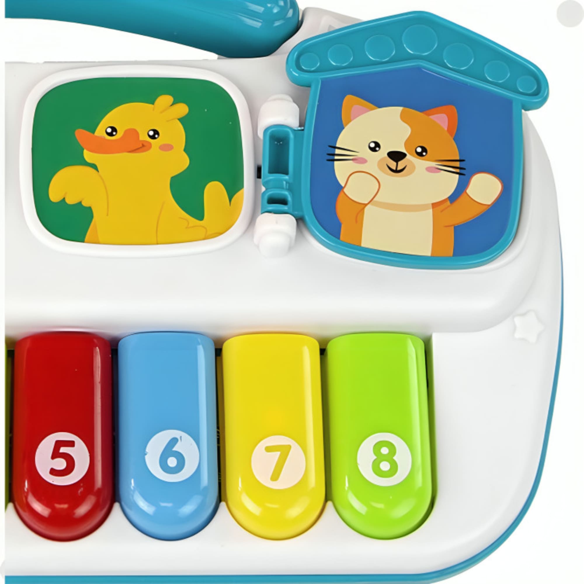 Brinquedo Tecladinho Piano de Animalzinho Bichinho com Som Fenix - FBB-790
