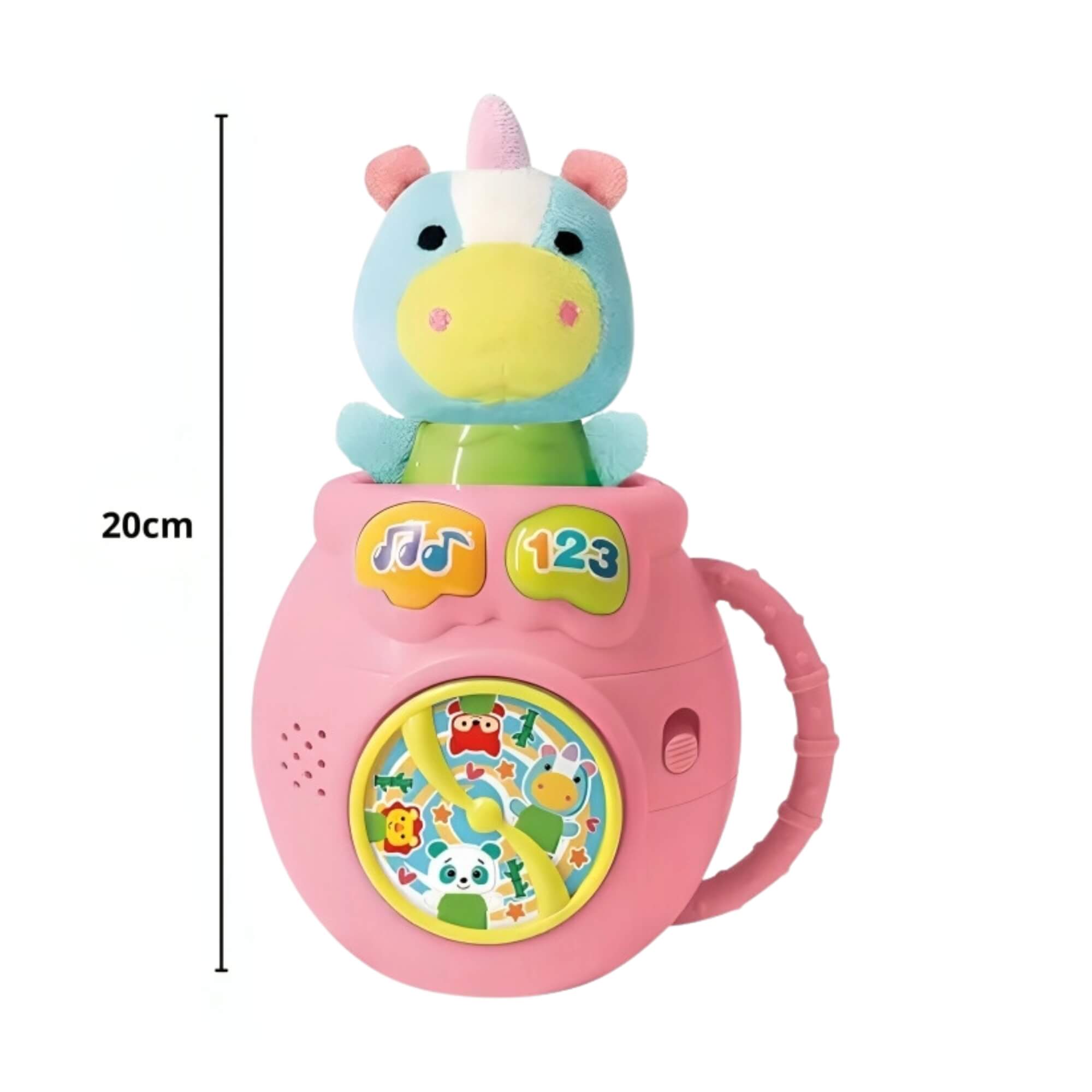 Brinquedo Infantil Interativo Esconde Esconde Unicórnio Fenix - FBB-806UN