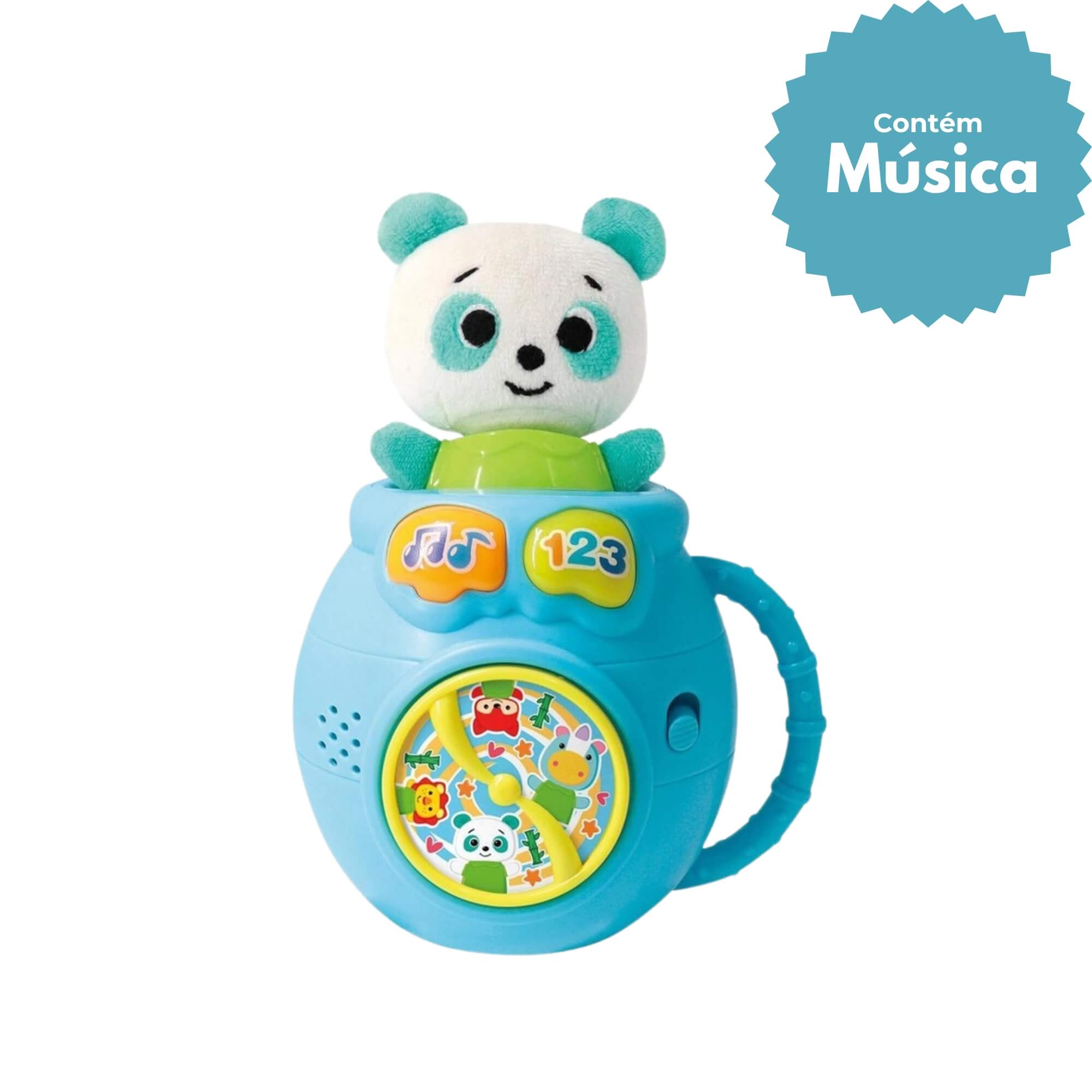 Brinquedo Infantil Interativo Urso Esconde Esconde Baby Fenix - FBB-806UR