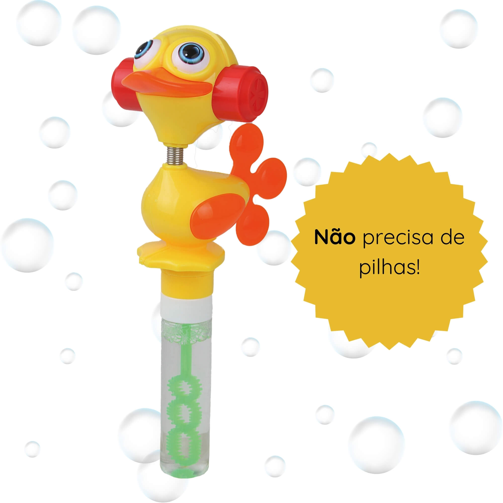 Brinquedo Infantil 1 Pop Bubble Pato Quack Unitário Fenix - DPB-483