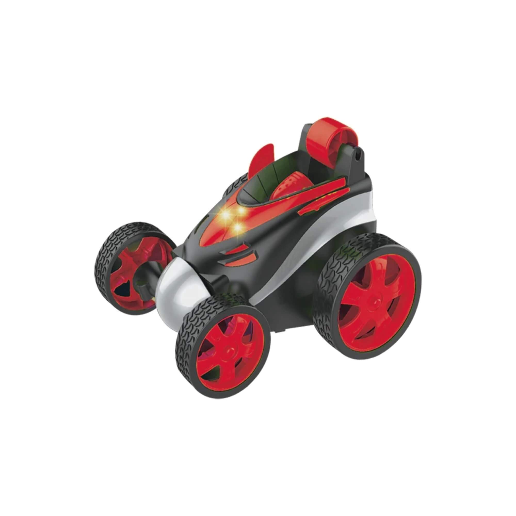 Brinquedo Infantil Carrinho de Controle Remoto Gira Car 360 com Luz Vermelho Fenix - CCR-032VM