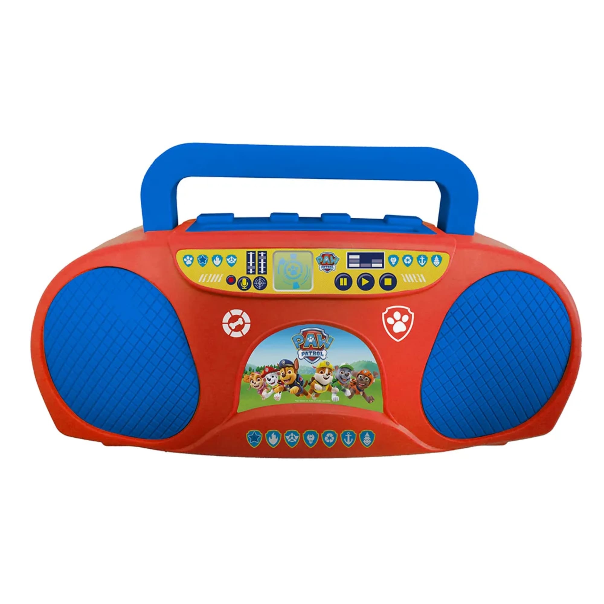 Brinquedo Boombox e Karaoke da Patrulha Canina Infantil com Microfone Incluso - Candide 1971
